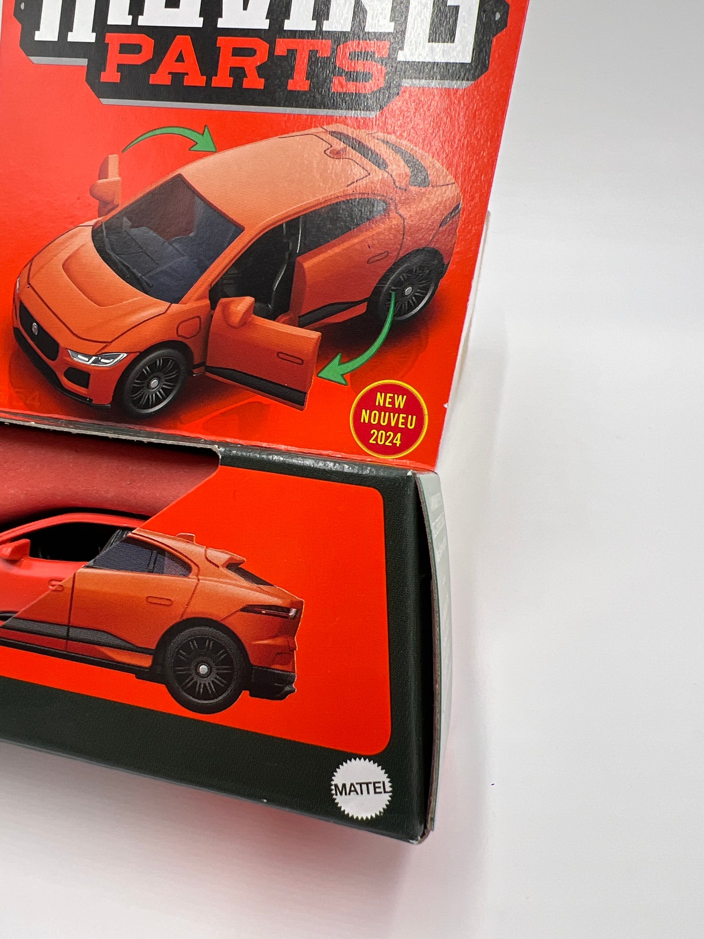 Matchbox Moving Parts #5 2022 Jaguar I-Pace Orange 168E
