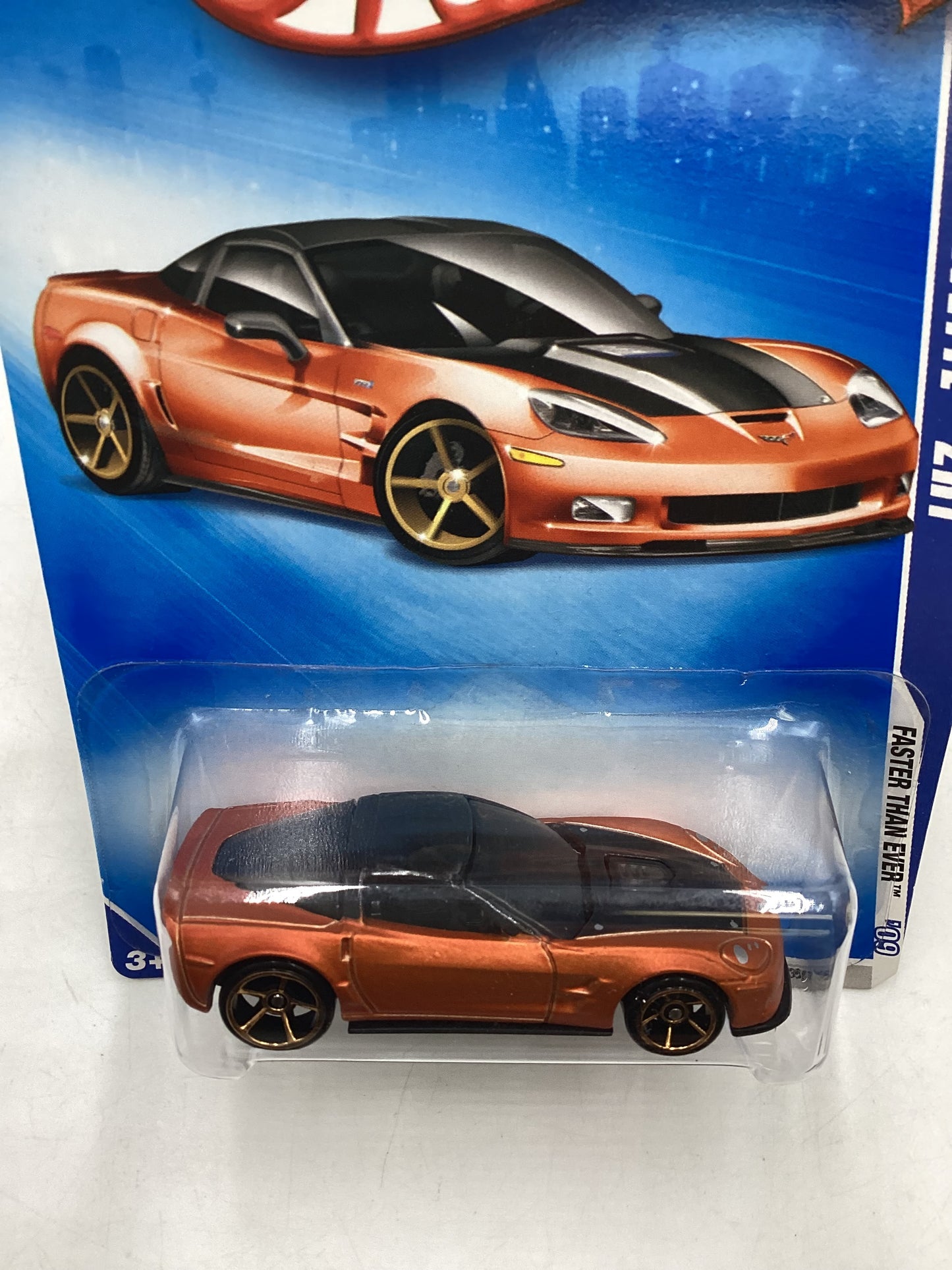 2009 Hot Wheels #135 09 Corvette ZR1 Copper 13B