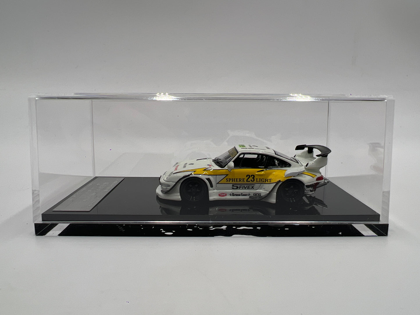 Street Warrior x Ghost Player #262/299 Glow In The Dark Porsche 993 RWB White/Yellow VHTF See Pics For Glow