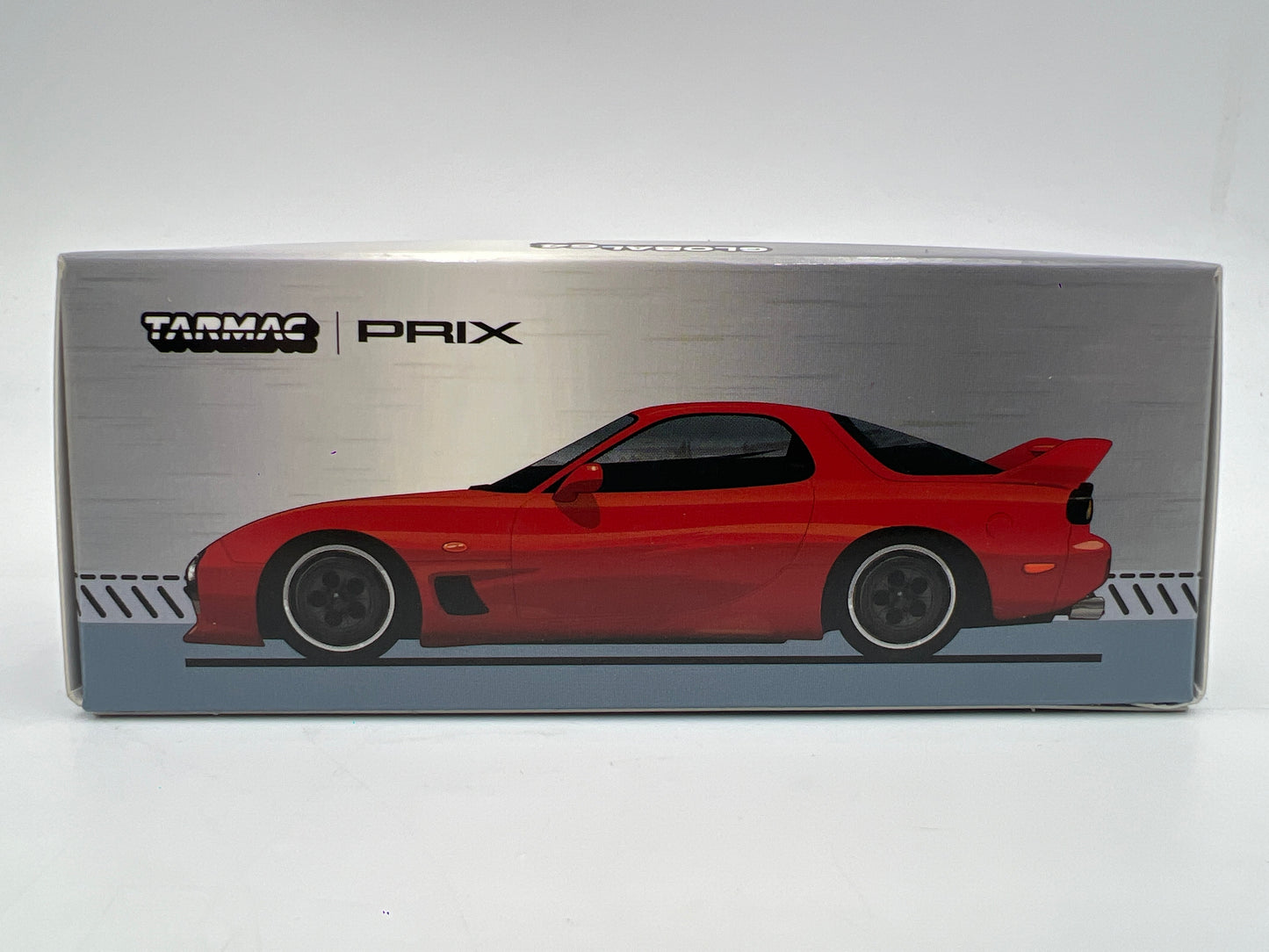 Tarmac Works x Global 64 CHASE PRIX Mazda RX-7 FD3S Mazdaspeed A-Spec ESDER Chrome Red
