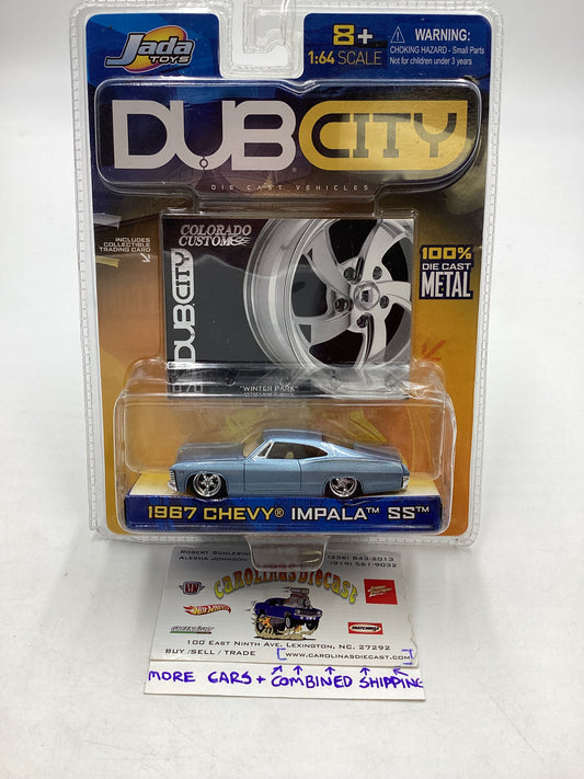 Jada Toys Dub City #070 1967 Chevy Impala SS Light Blue 221A