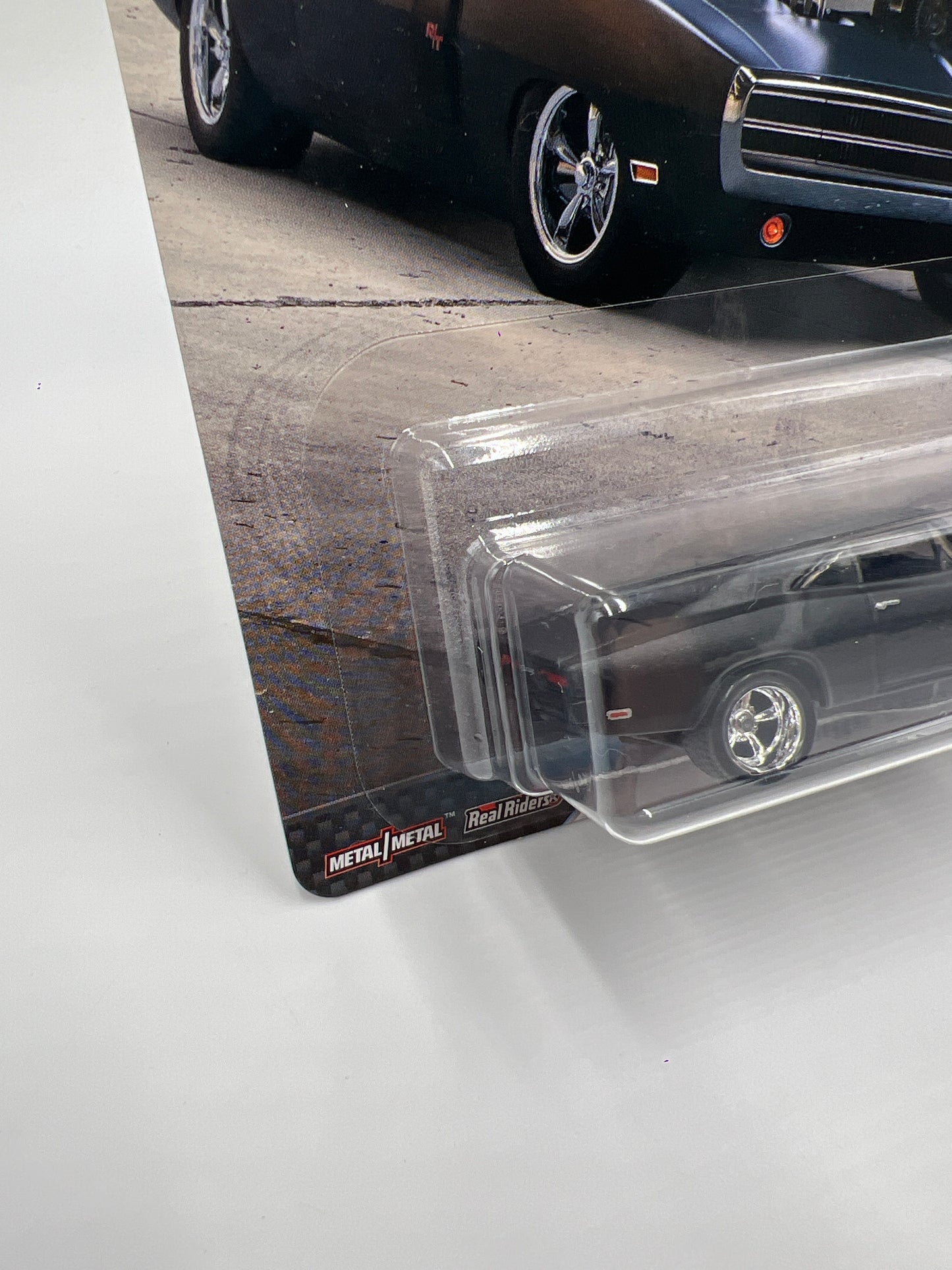 Hot Wheels Premium Fast and Furious Full Force #5 70 Dodge Charger R/T Black W/Protector