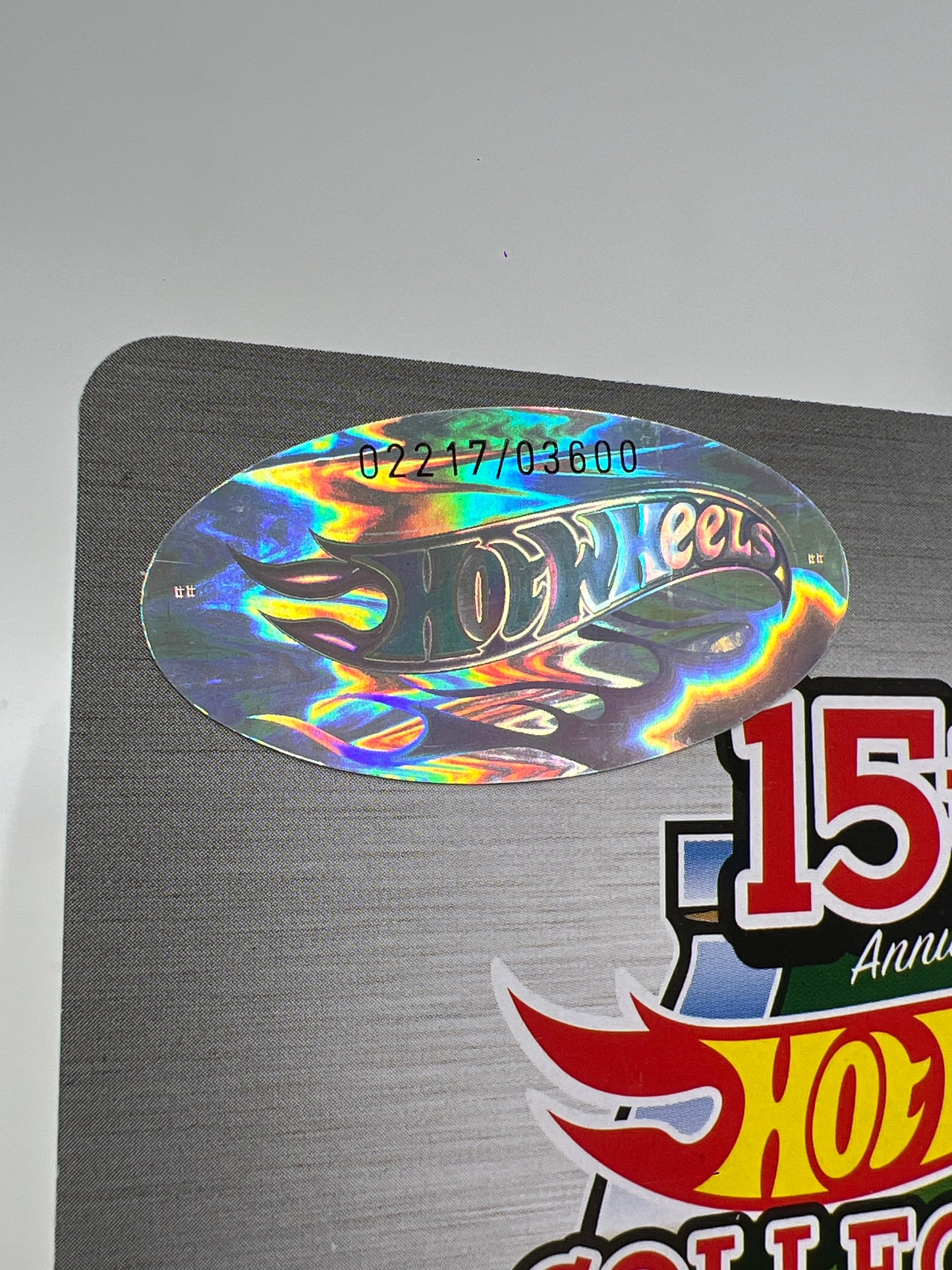 2015 Hot Wheels 15th Annual Collectors Nationals KY #2217/3600 Drag Dairy Pink W/Protector