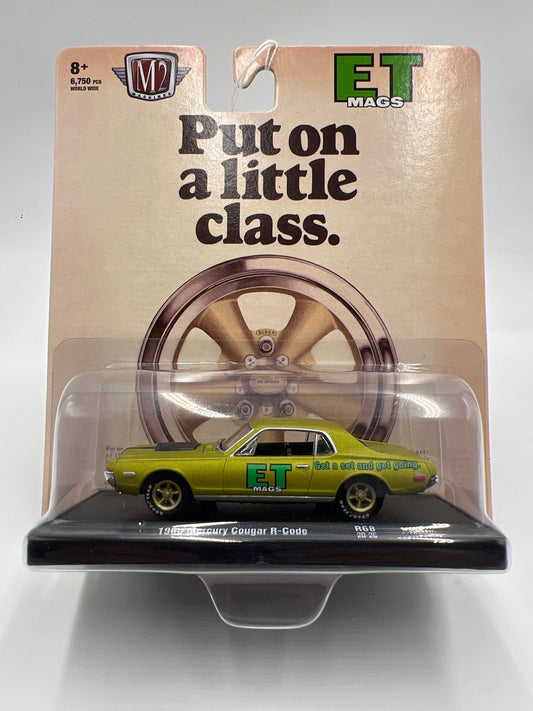 M2 Machines Auto-Drivers 1968 Mercury Cougar R-Code Green ET Mags R68 190A