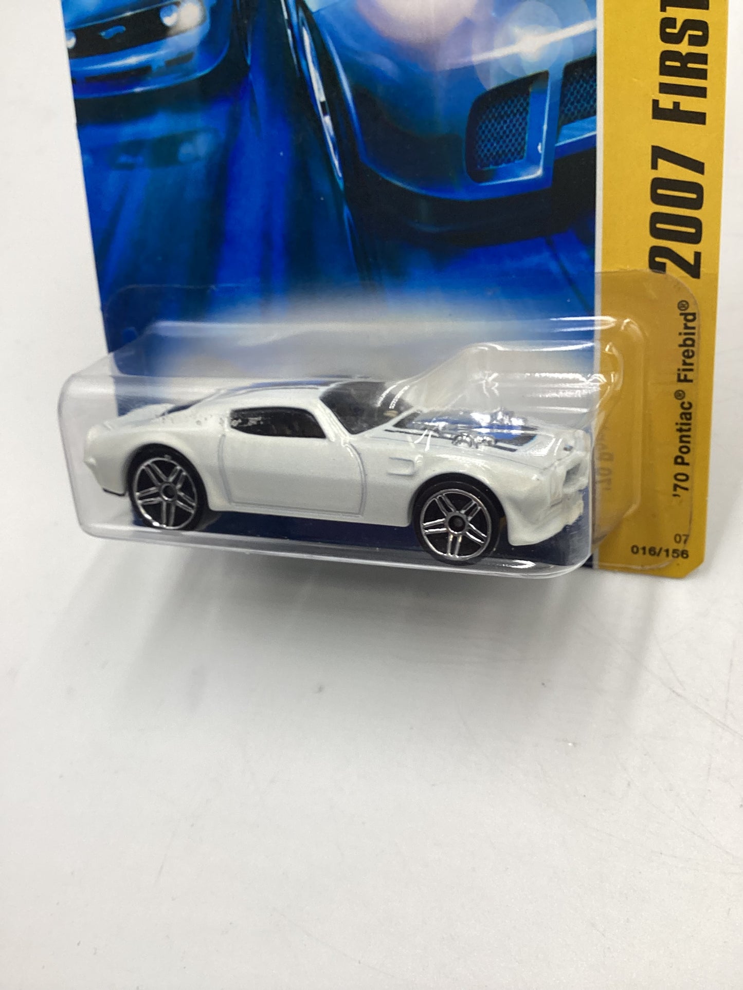 2007 Hot Wheels New Models #16 70 Pontiac Firebird White 57H