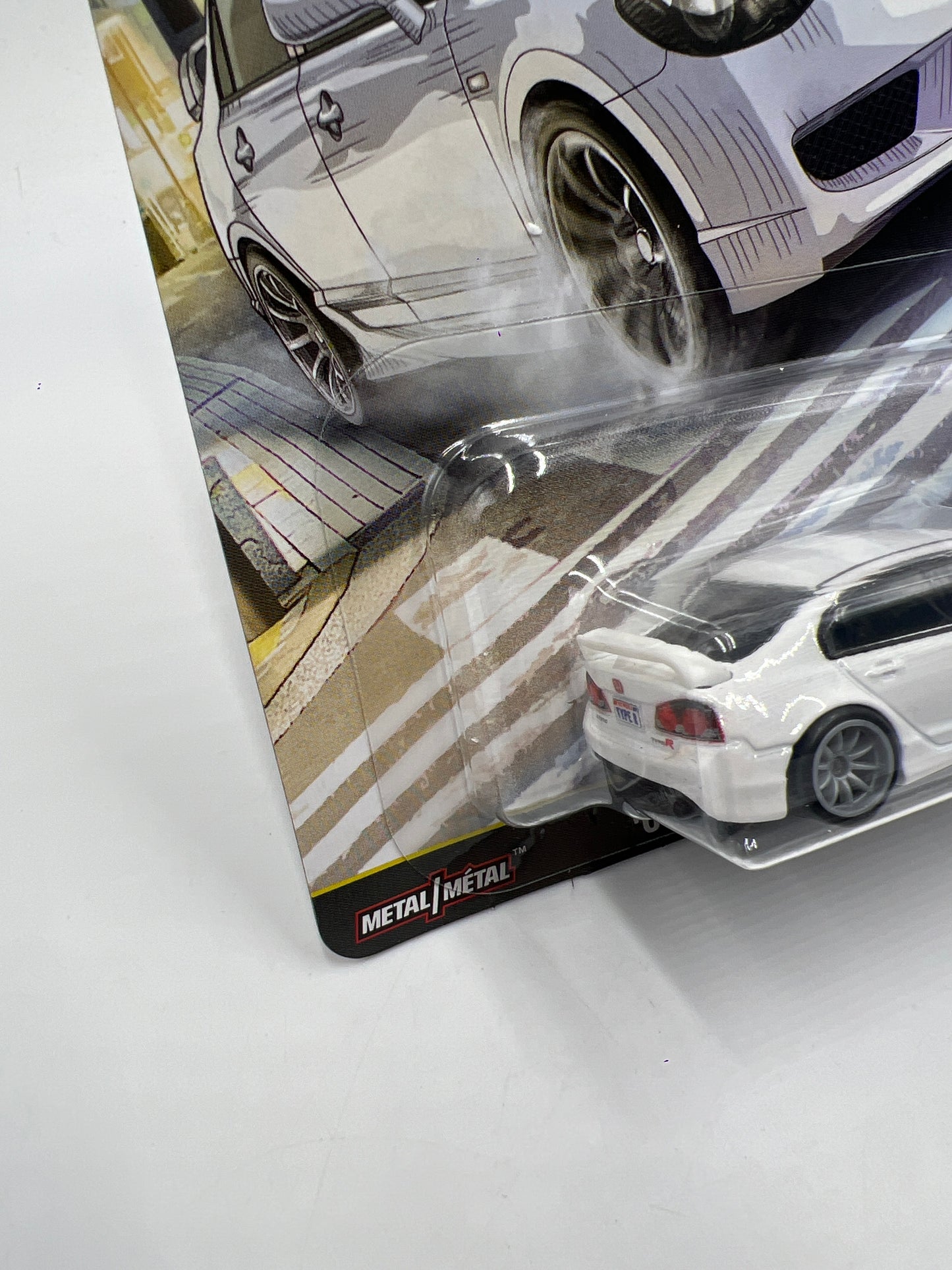 2025 Hot Wheels Premium Ronin Run II #2 07 Honda Civic Type R White