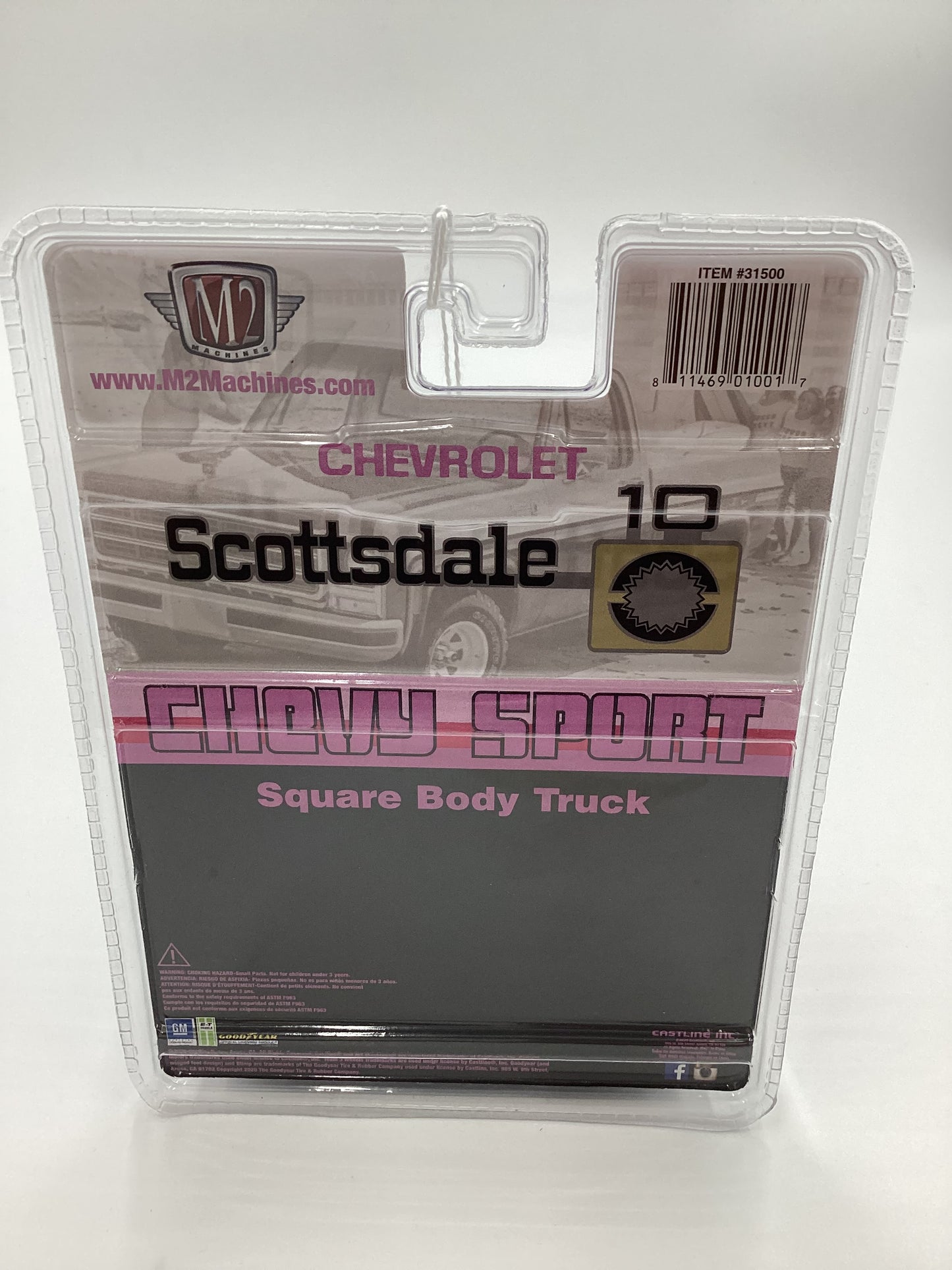 M2 Machines Chevy Sport Squarebody Truck 1979 Chevrolet Scottsdale Chevy Sport Pink HS05