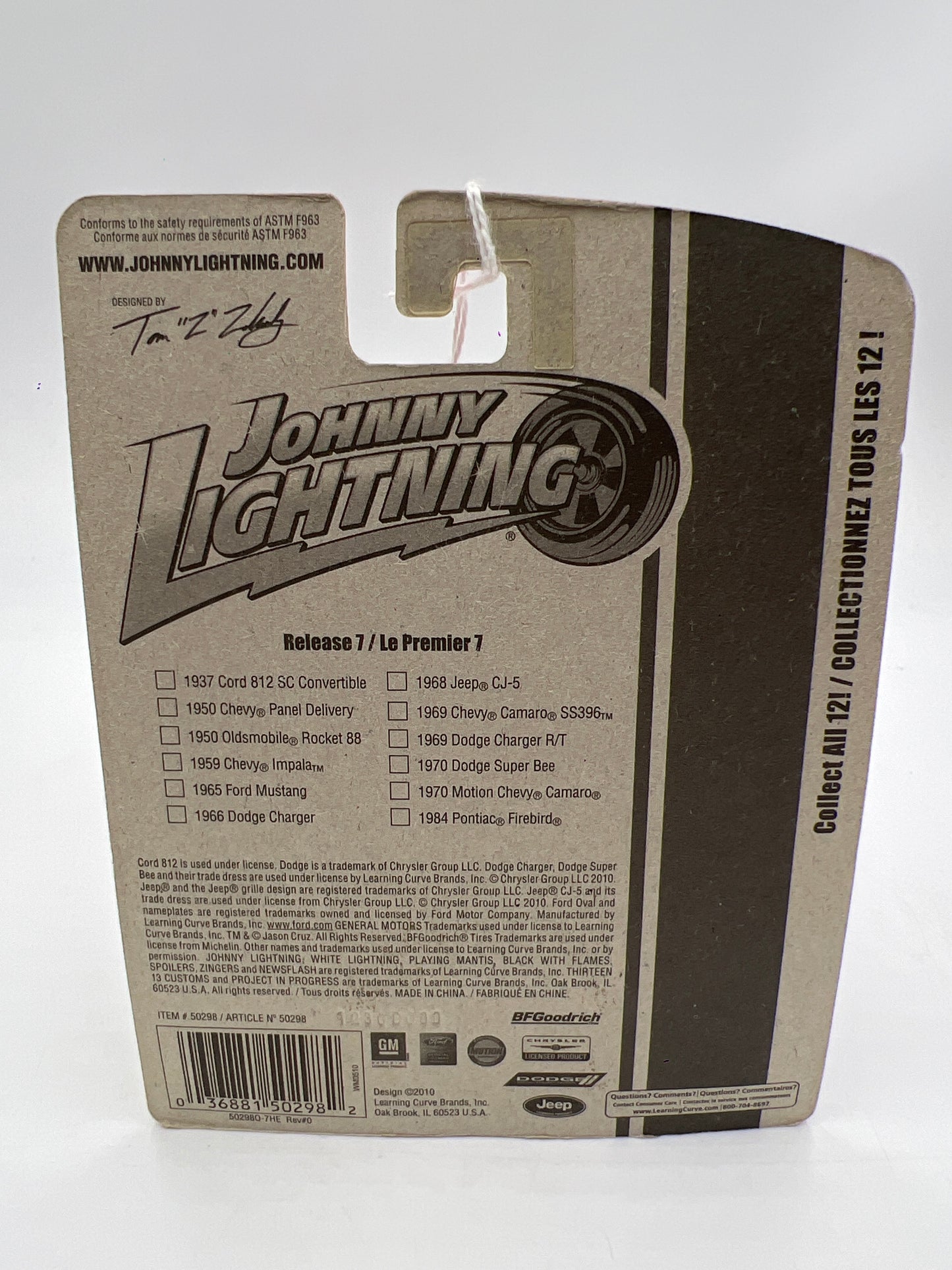 Johnny Lightning Motion Performance JL7 1970 Motion Chevy Camaro Dark Red 227F