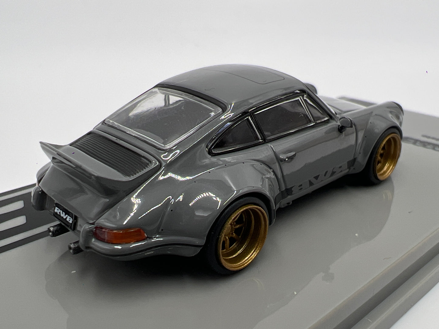 Tarmac Works x Hobby 64 Porsche RWB Backdate Gray