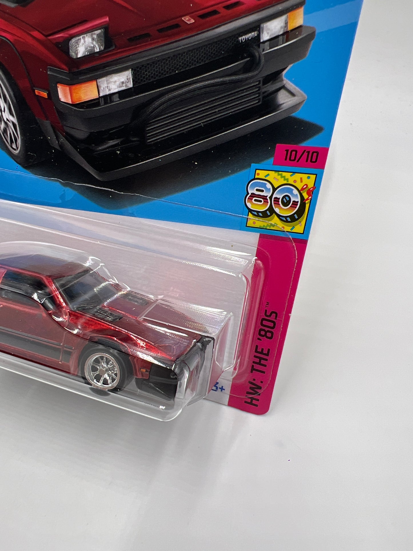 2023 Hot Wheels Super Treasure Hunt #167 82 Toyota Supra Red W/Protector