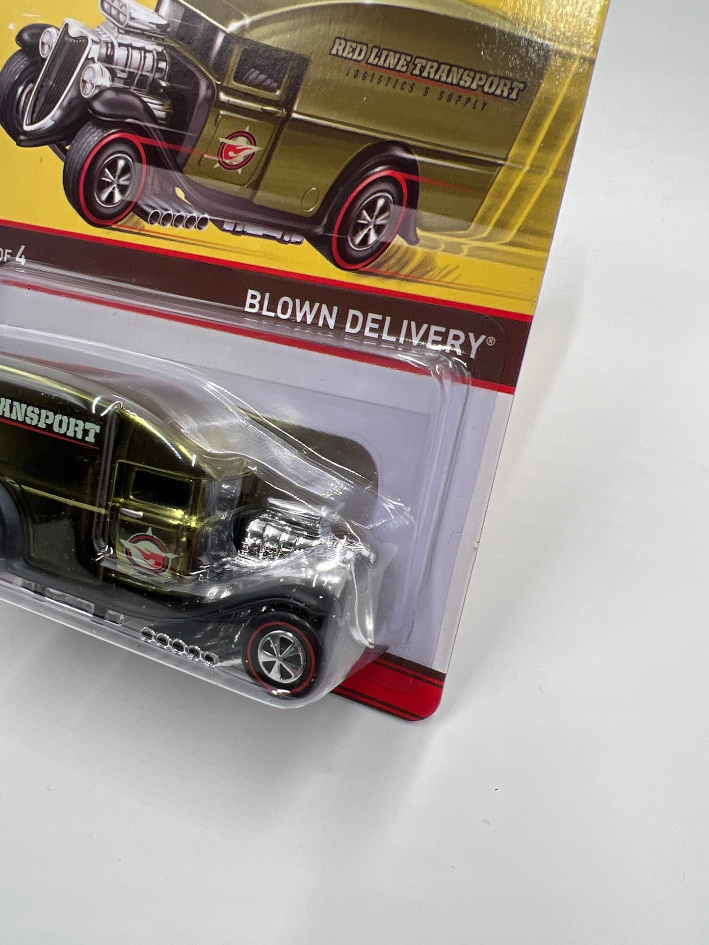 2013 Hot Wheels RLC Neo-Classics Series 12 #4 3317/4500 Blown Delivery Green W/Protector