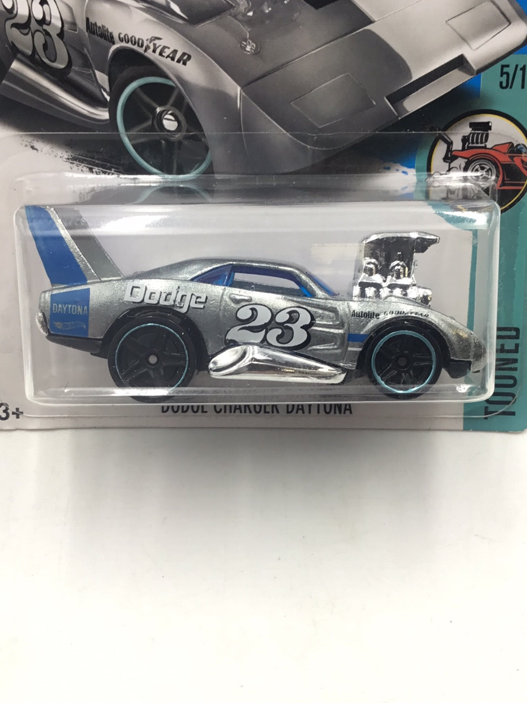 2017 Hot Wheels Dodge Charger Daytona Zamac #4