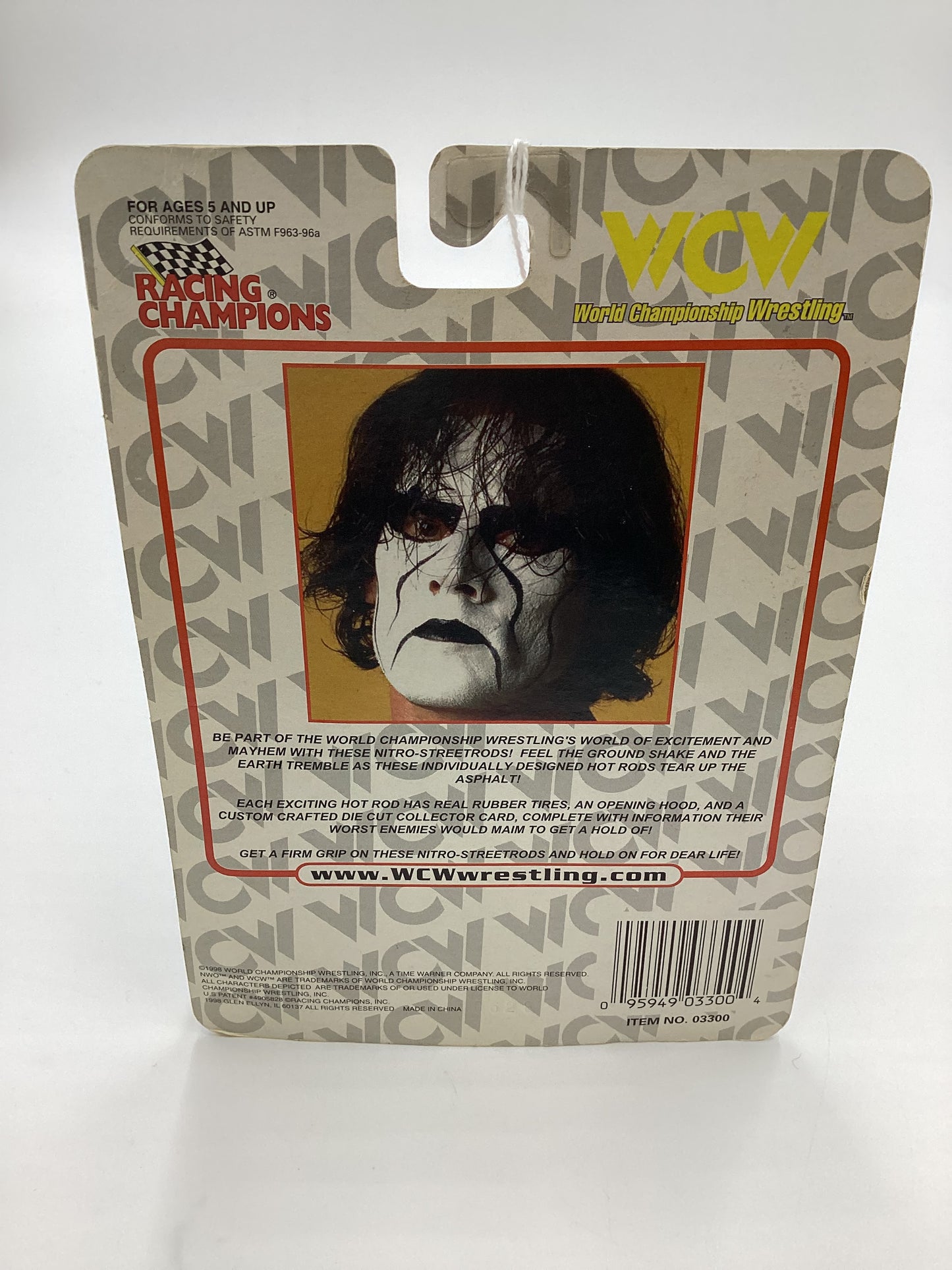 Racing Champions WCW Nitro Streetrods Ultimo Dragon Pontiac Firebird Trans Am Red/Blue SR