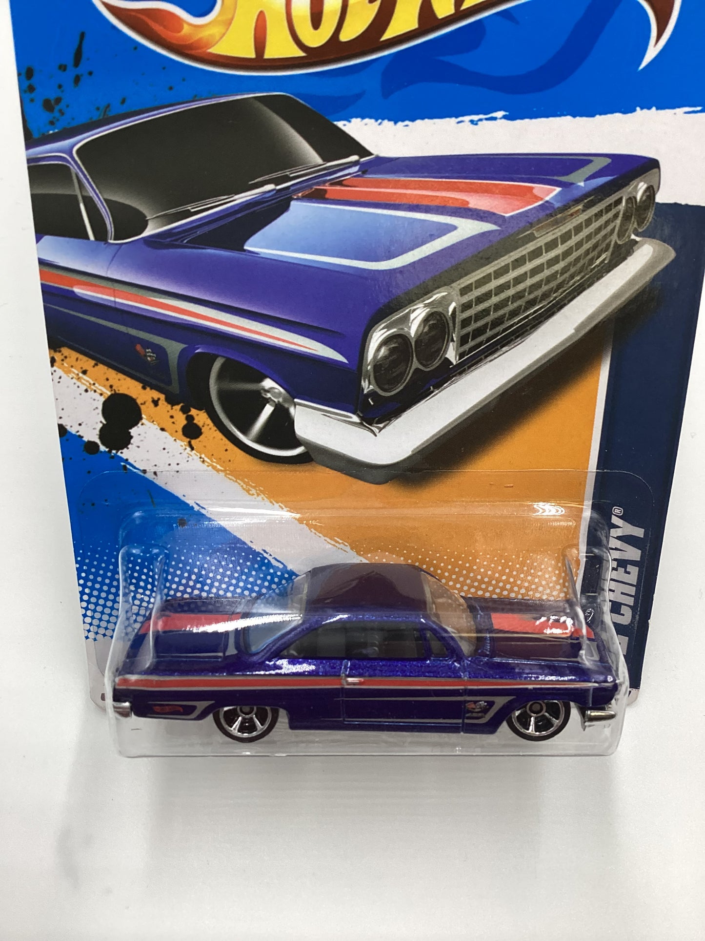 2012 Hot Wheels #103 62 Chevy Blue