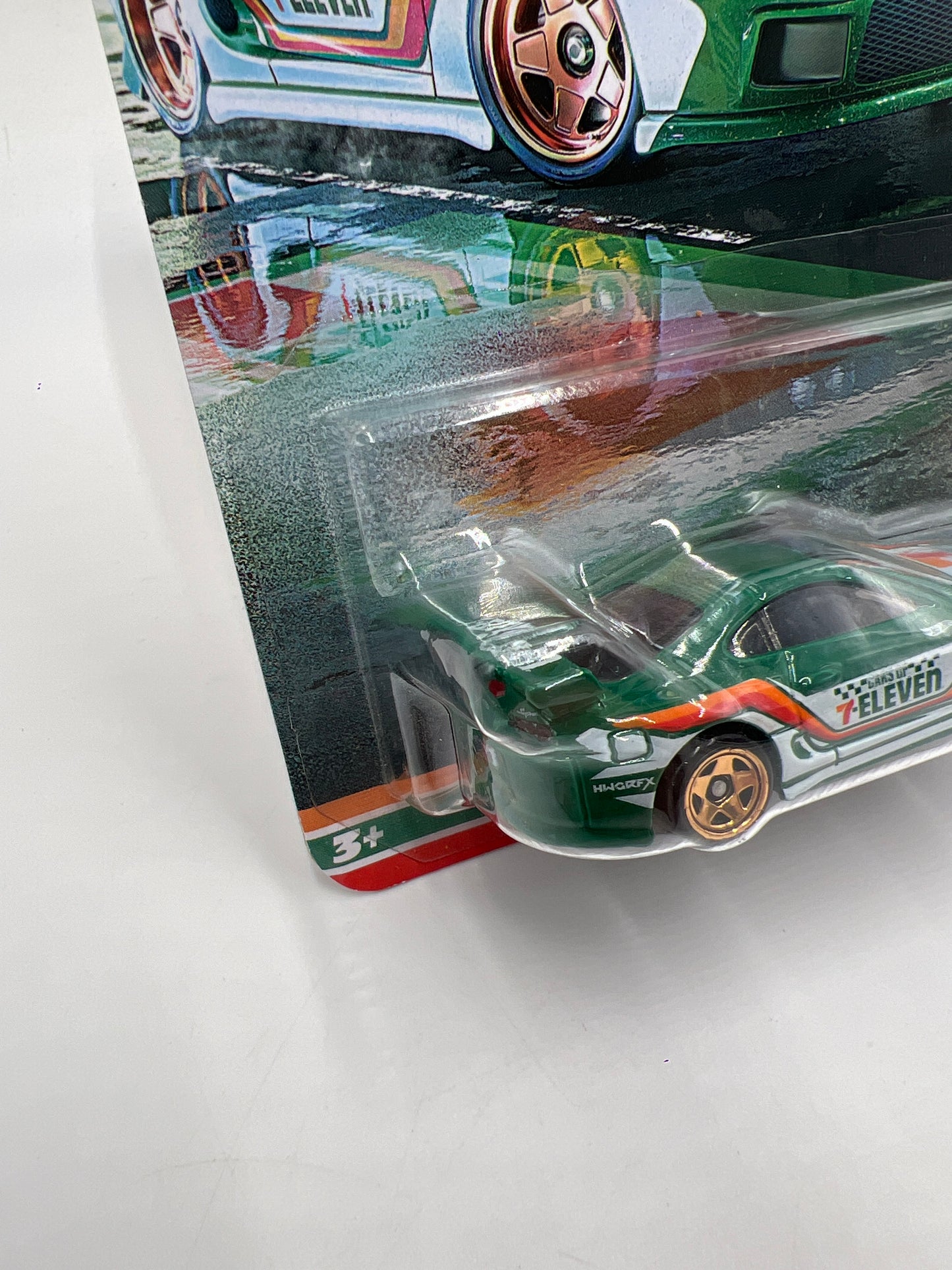 2025 Hot Wheels Silver Series 7-Eleven Exclusive Toyota Supra Green