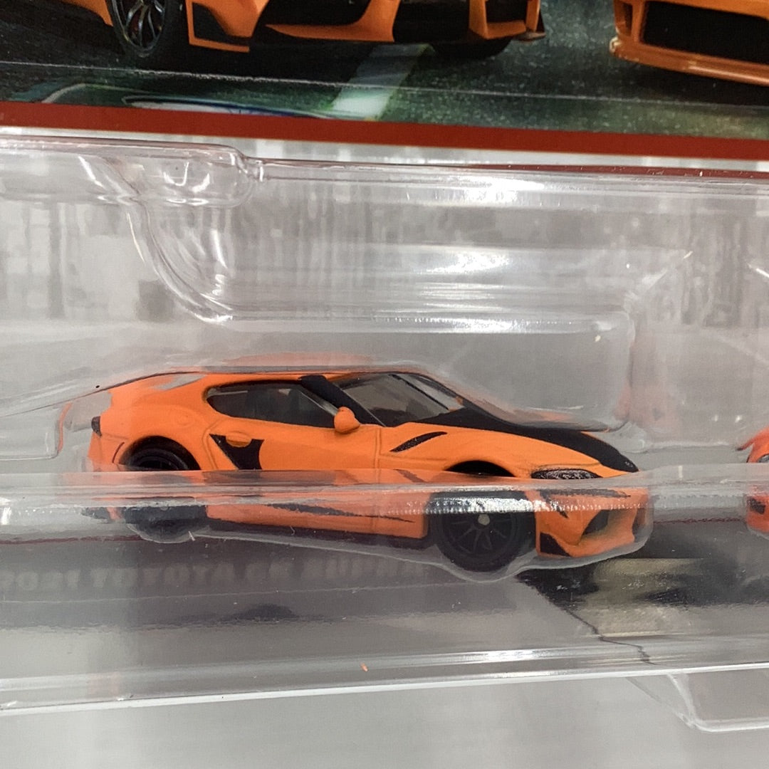 Hot wheels car culture team 2 pack target exclusive Fast and Furious 2021 Toyota GR Supra Toyota Supra 282B