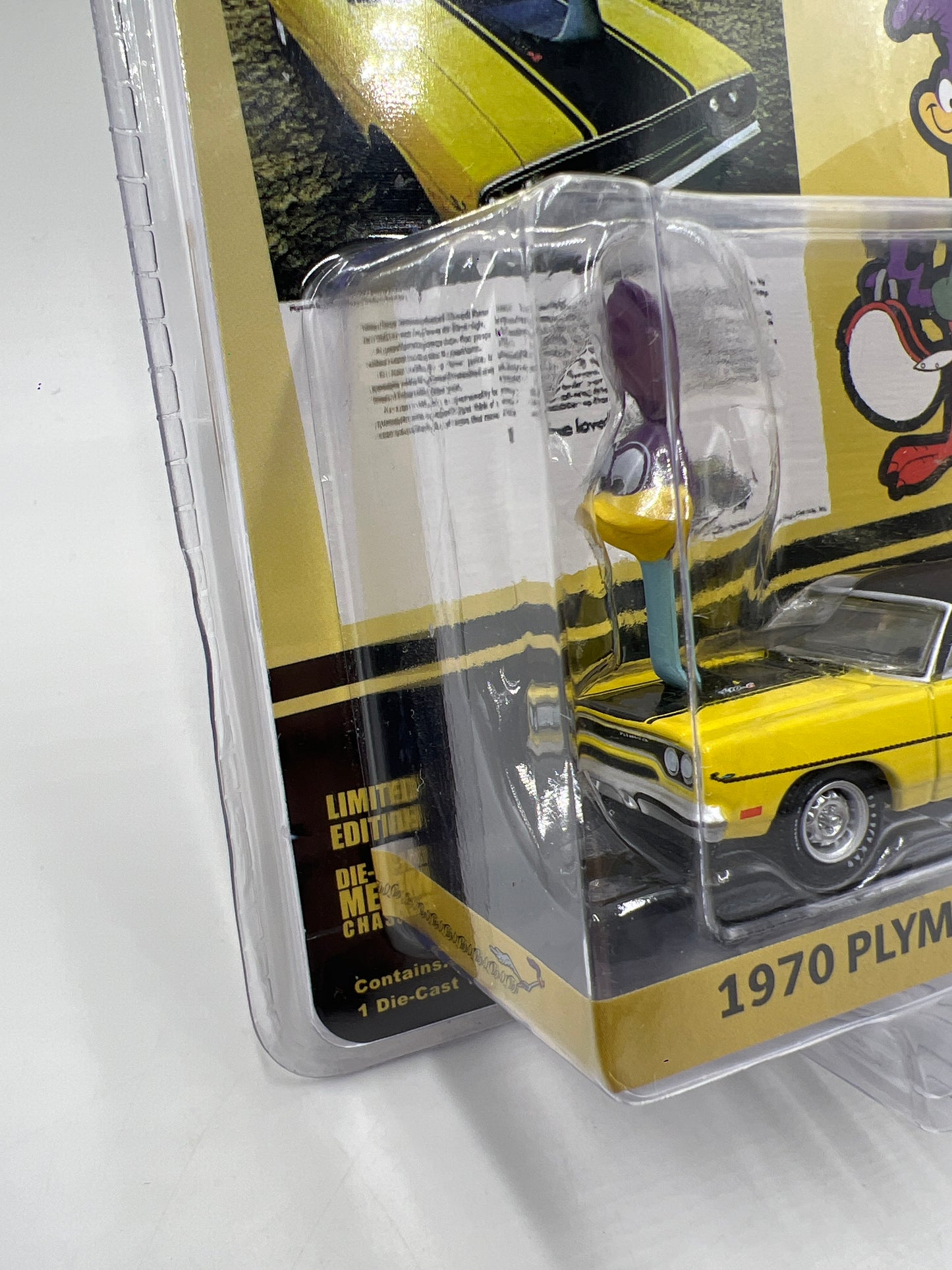 Greenlight Hobby Exclusive The Loved Bird 1970 Plymouth Road Runner Yellow
