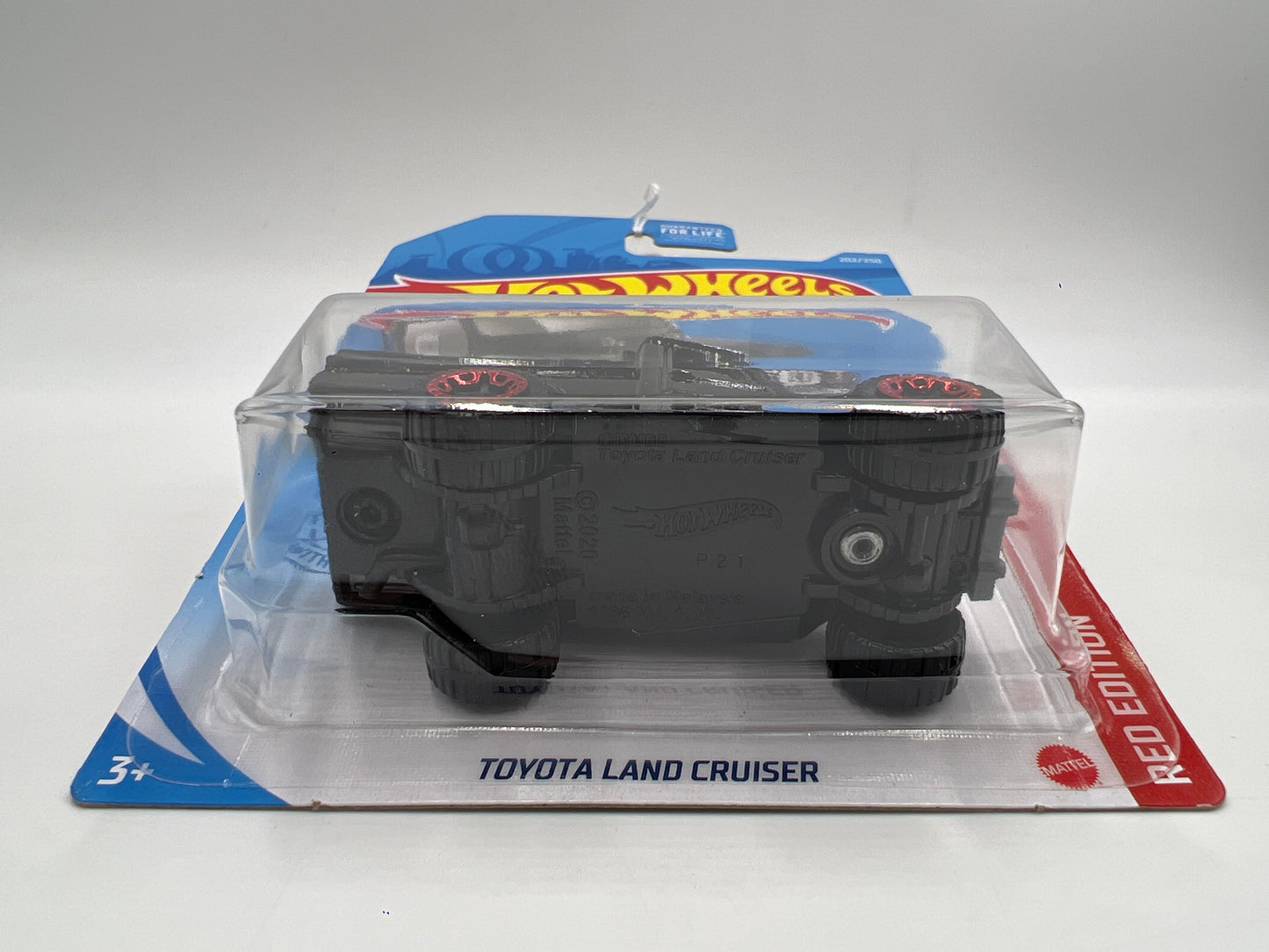 2021 Hot Wheels Target Exclusive Red Edition #202 Toyota Land Cruiser Black 143A