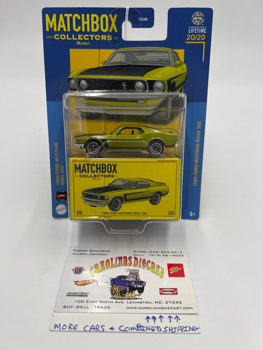 2024 Matchbox Collectors #20 1969 Ford Mustang Boss 302 Green 169G