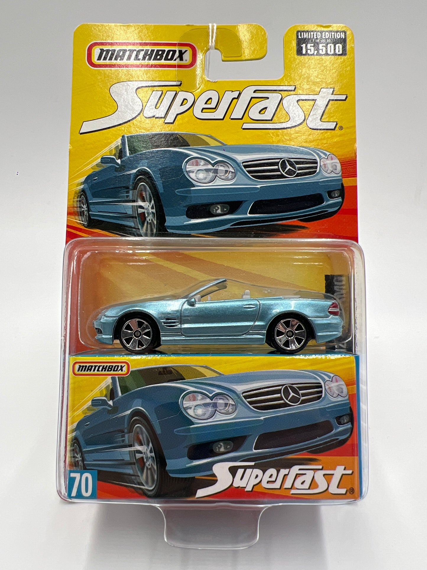 Matchbox Superfast #70 Mercedes-Benz SL55 AMG Light Blue