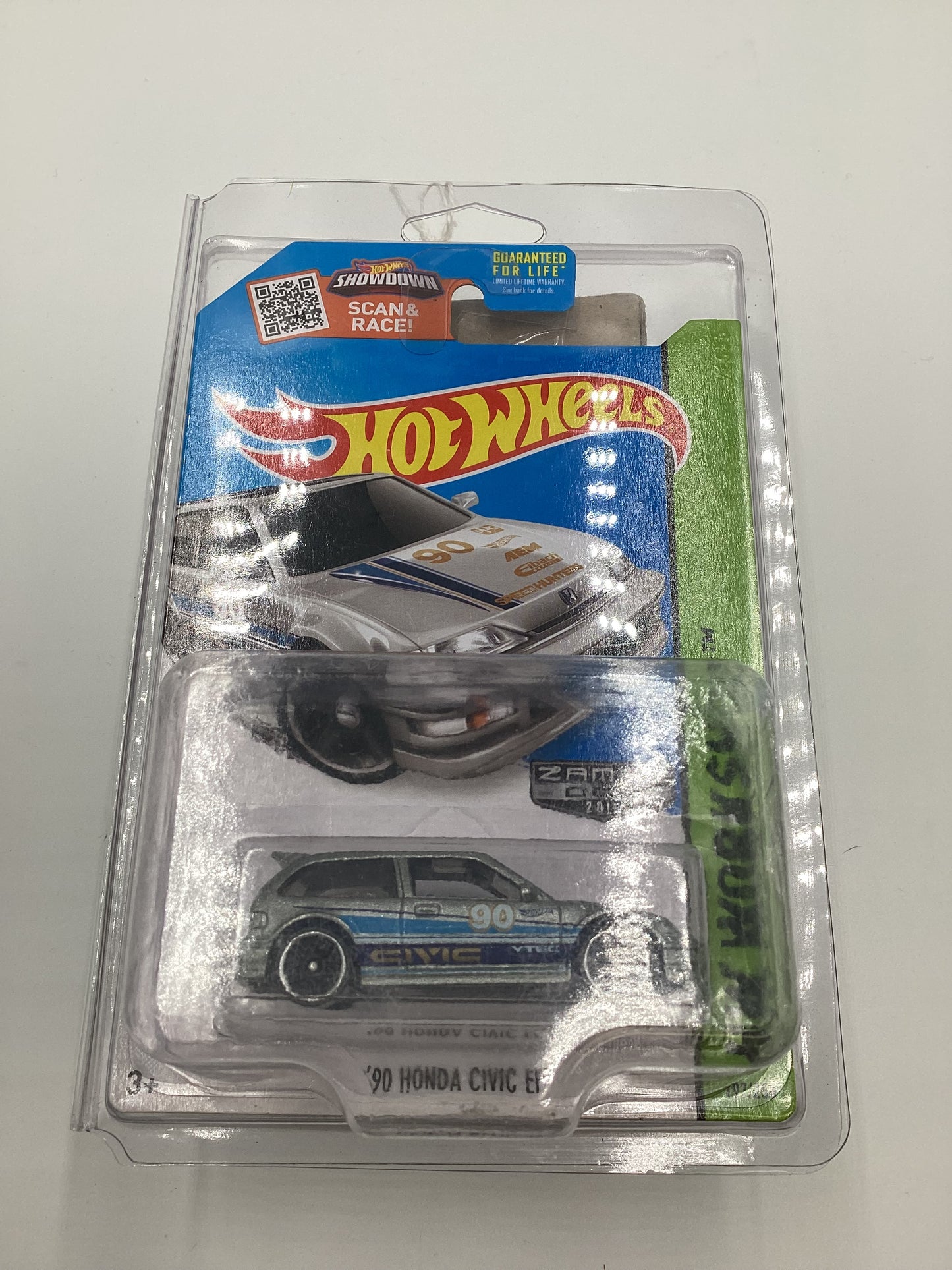 2015 Hot Wheels #197 Zamac 009 90 Honda Civic EF W/ Protector