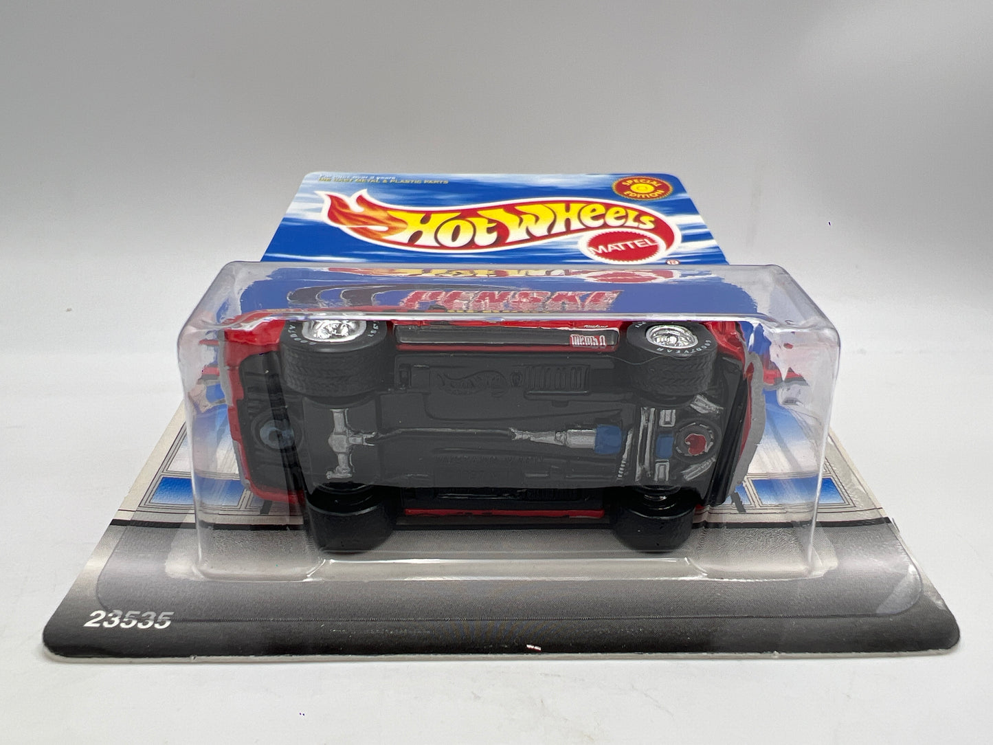 Hot Wheels Special Edition Penske Auto Center 70 Mustang Mach 1 Red W/Protector