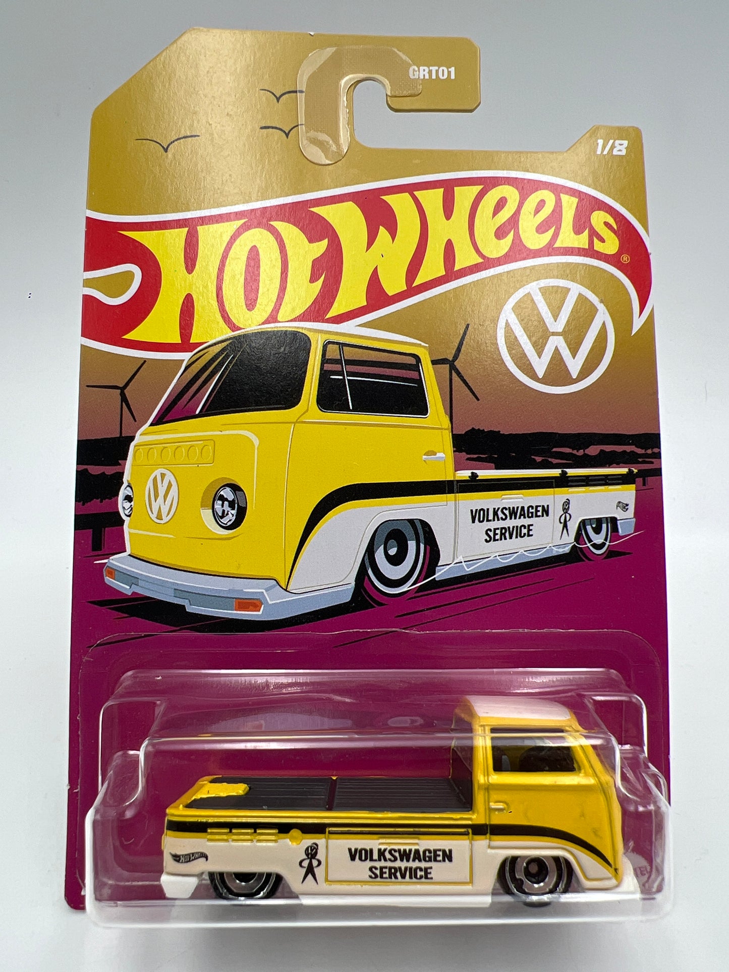 Hot Wheels Volkswagen Series #1 Volkswagen T2 Pickup Yellow
