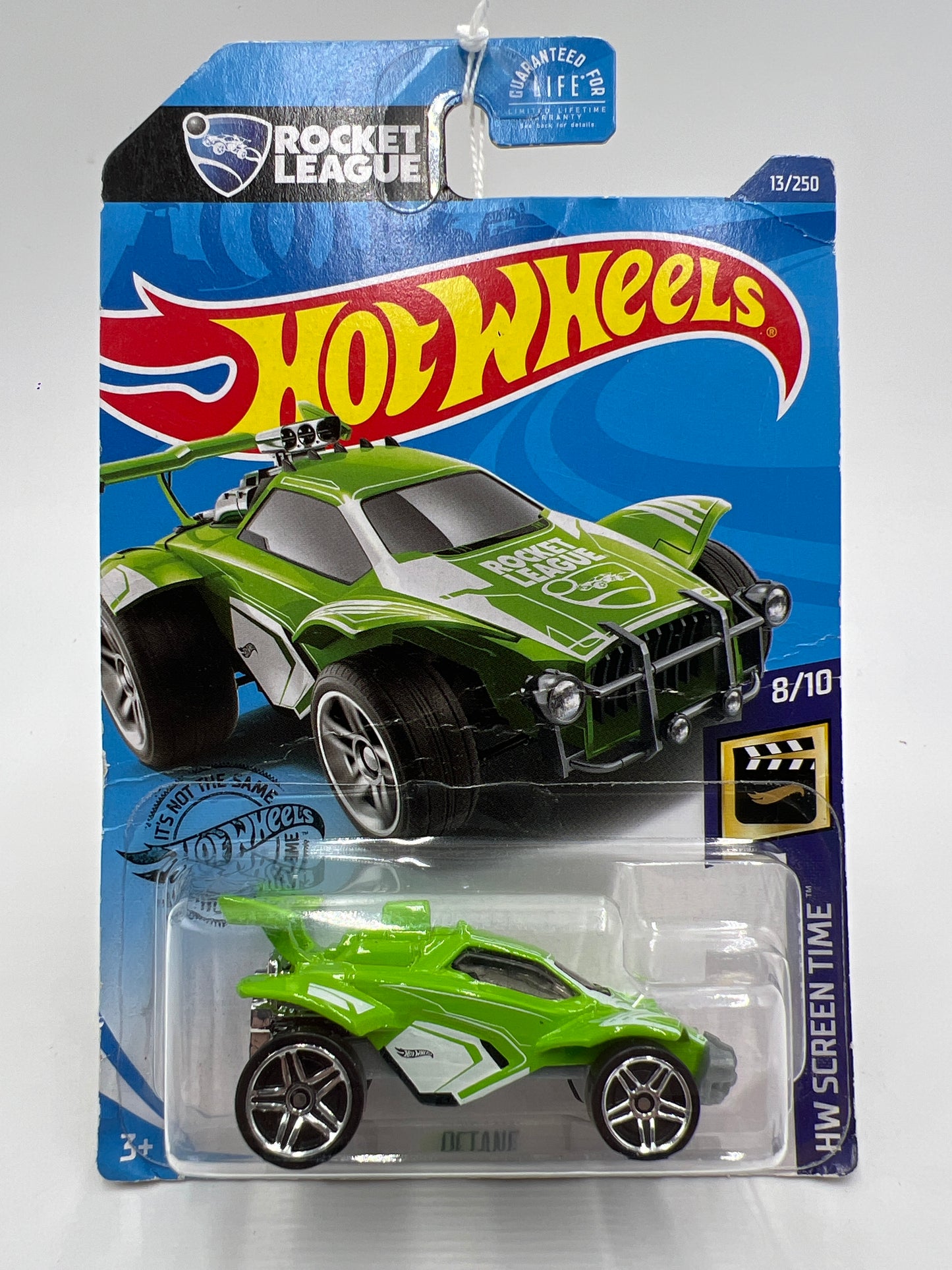 Hot Wheels Screen Time #13 Rocket League Octane Green Bad Card