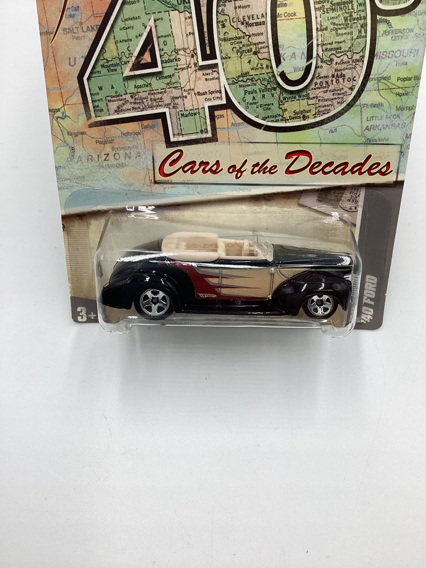 2011 Hot Wheels Cars of the Decades The 40s #6 40 Ford Black 157G