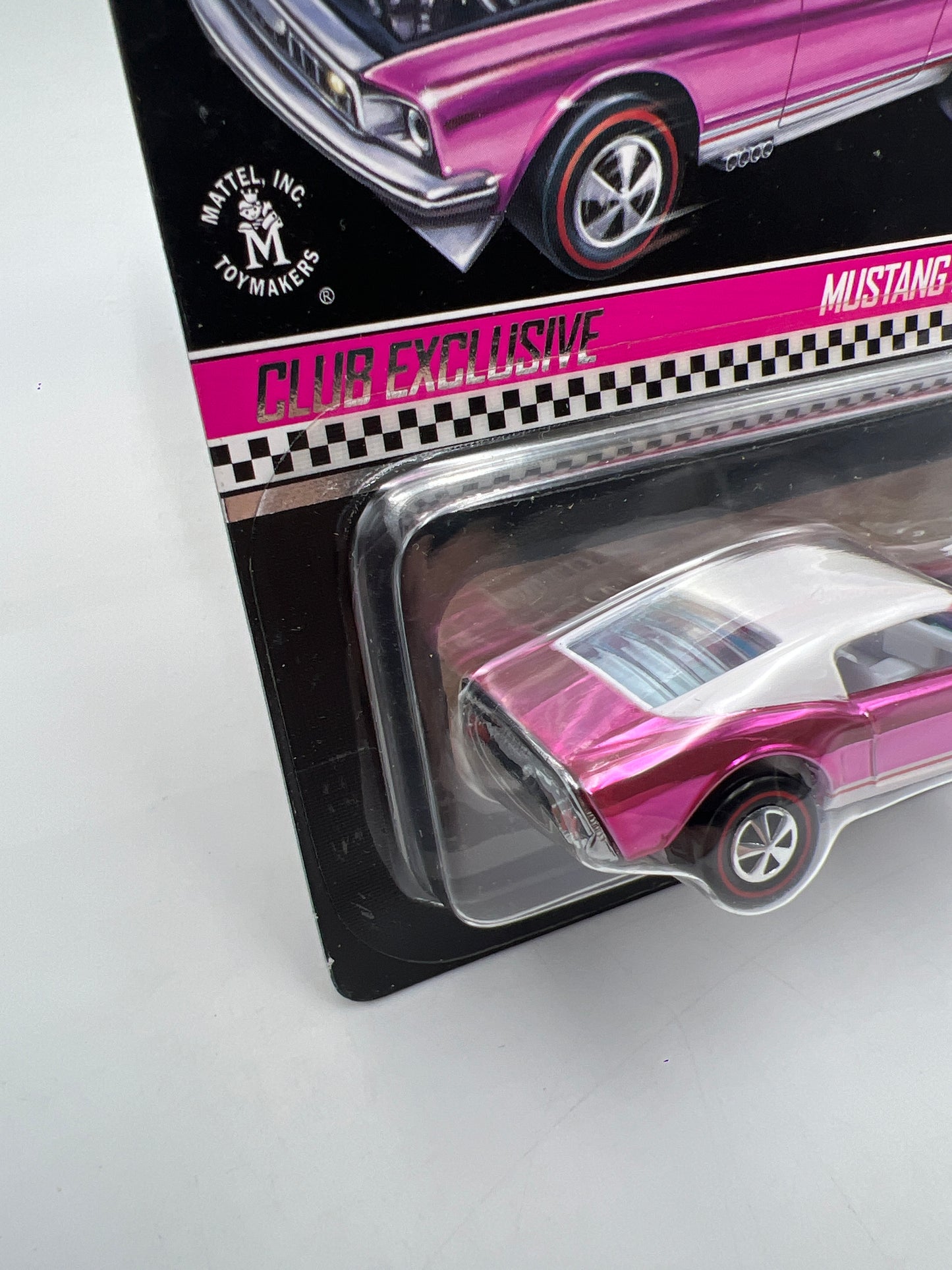 Hot Wheels RLC Club Exclusive Mustang Boss Hoss Pink W/Protector