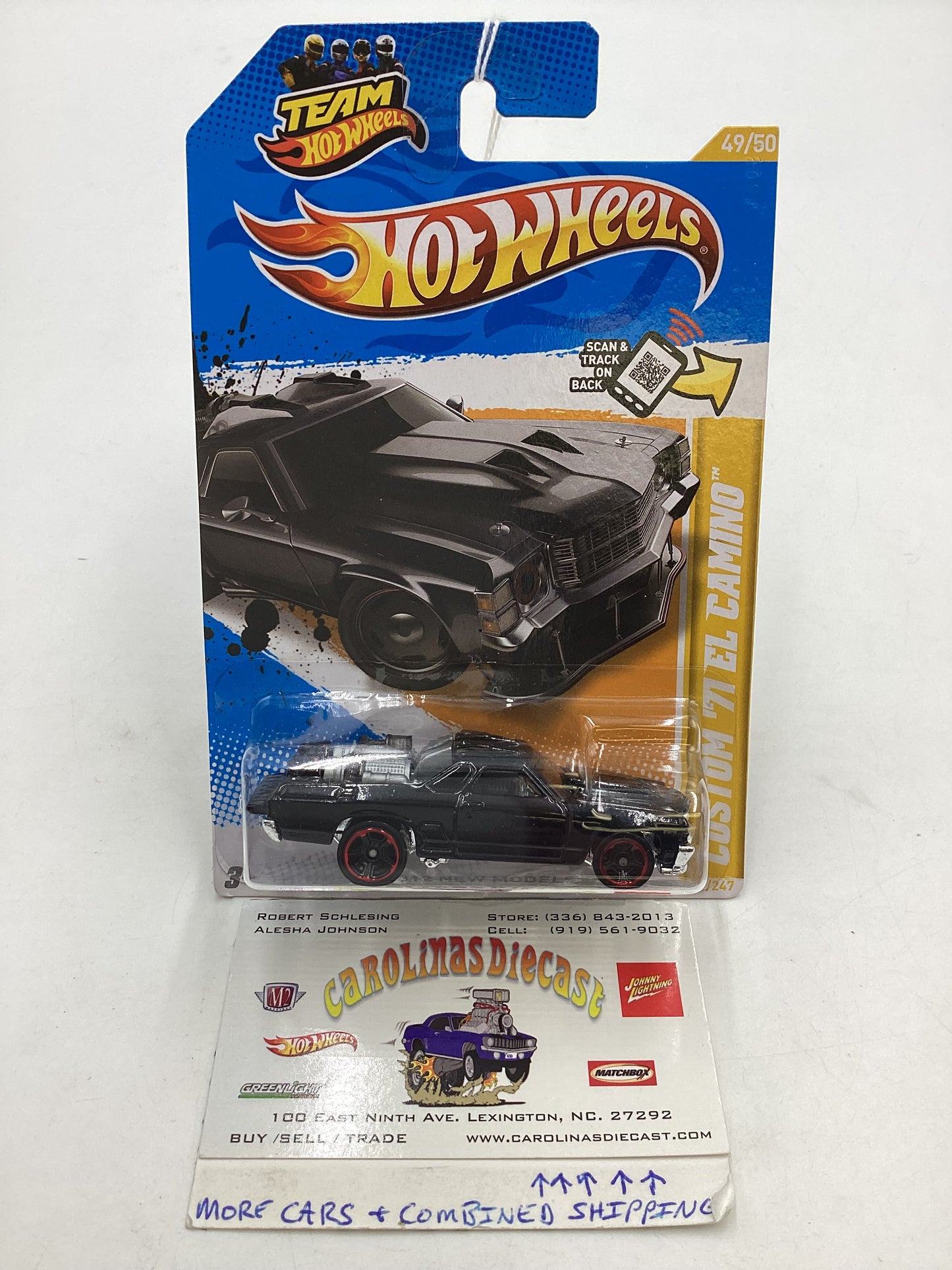 2012 Hot Wheels #49 Custom 71 El Camino 13C