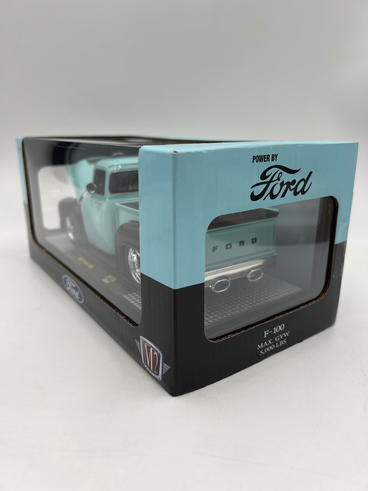 M2 Machines 1/24 1956 Ford F-100 Light Blue/Black R115