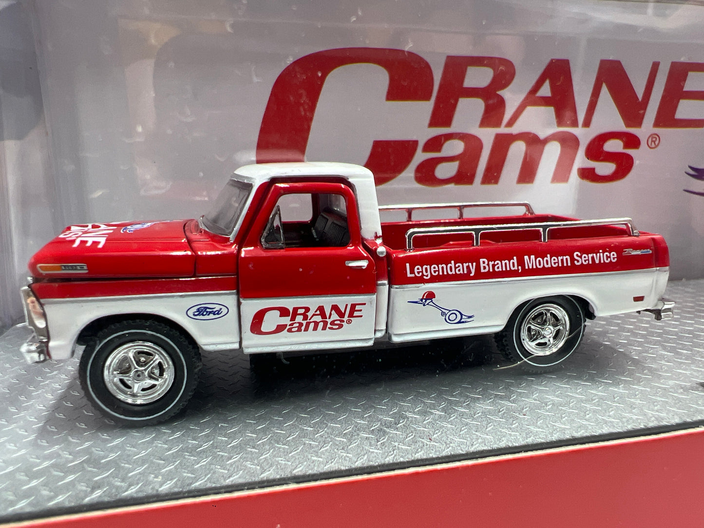 M2 Machines Auto Haulers Crane Cams 1969 Ford F-100 Ranger Truck & 1966 Ford Mustang Gasser R38