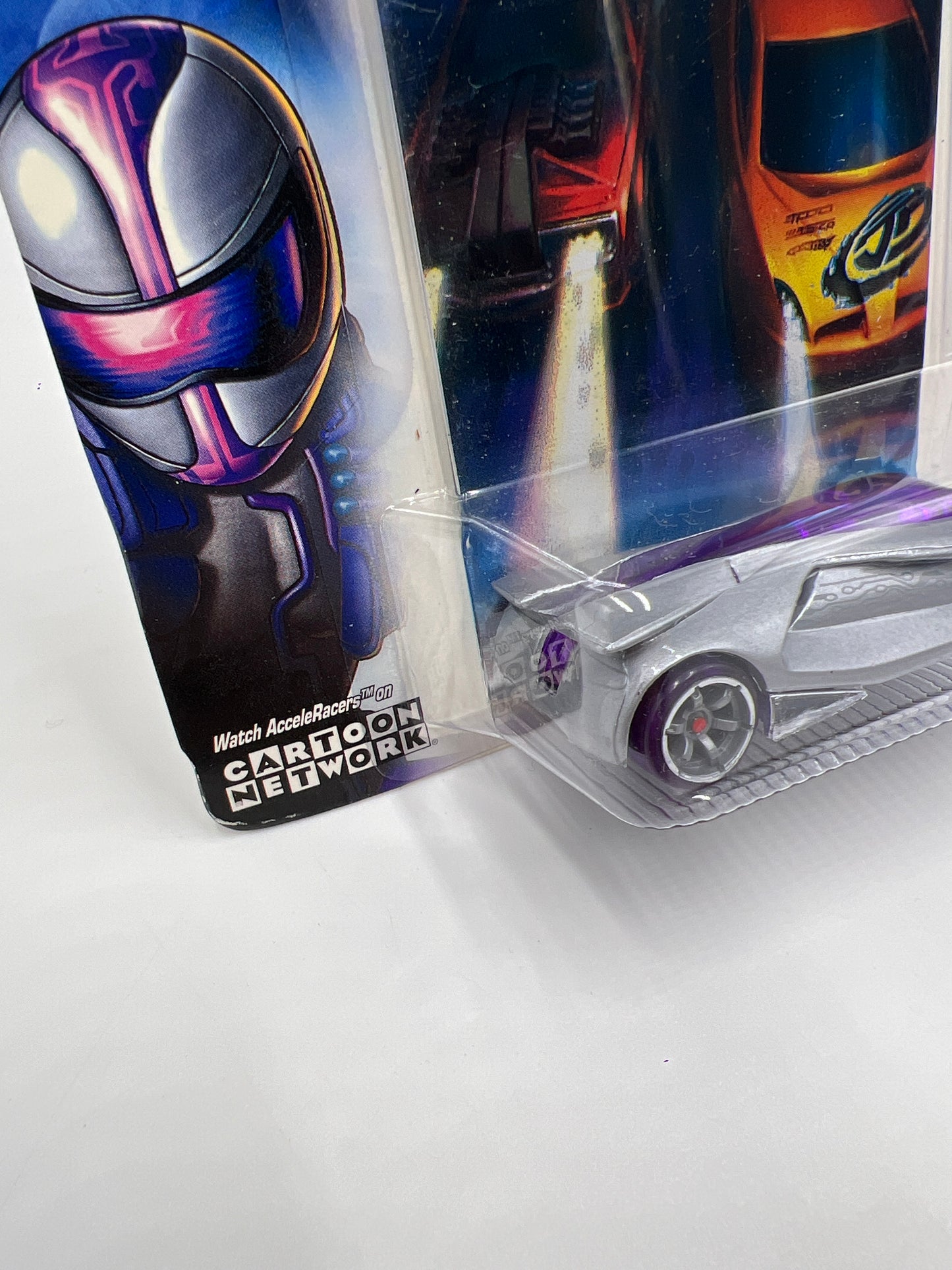 Hot Wheels Acceleracers Silencerz #3 Anthracite VHTF Card Not Perfect