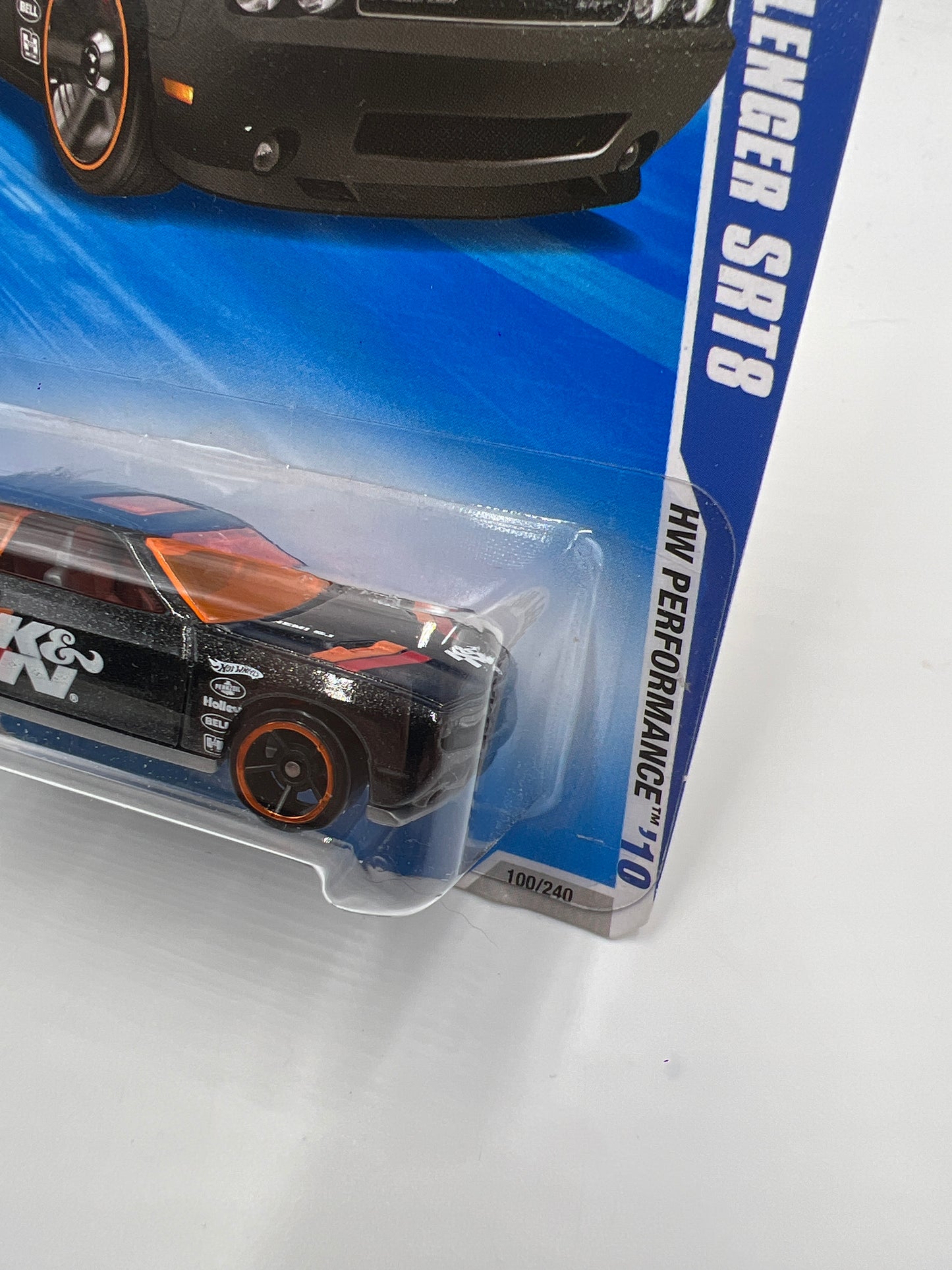 2010 Hot Wheels Performance #100 Dodge Challenger SRT8 Black K&N 40C