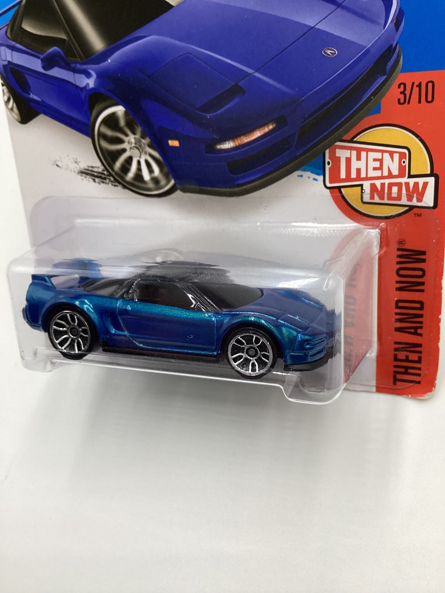 2016 Hot Wheels #103 90 Acura NSX Blue 105H