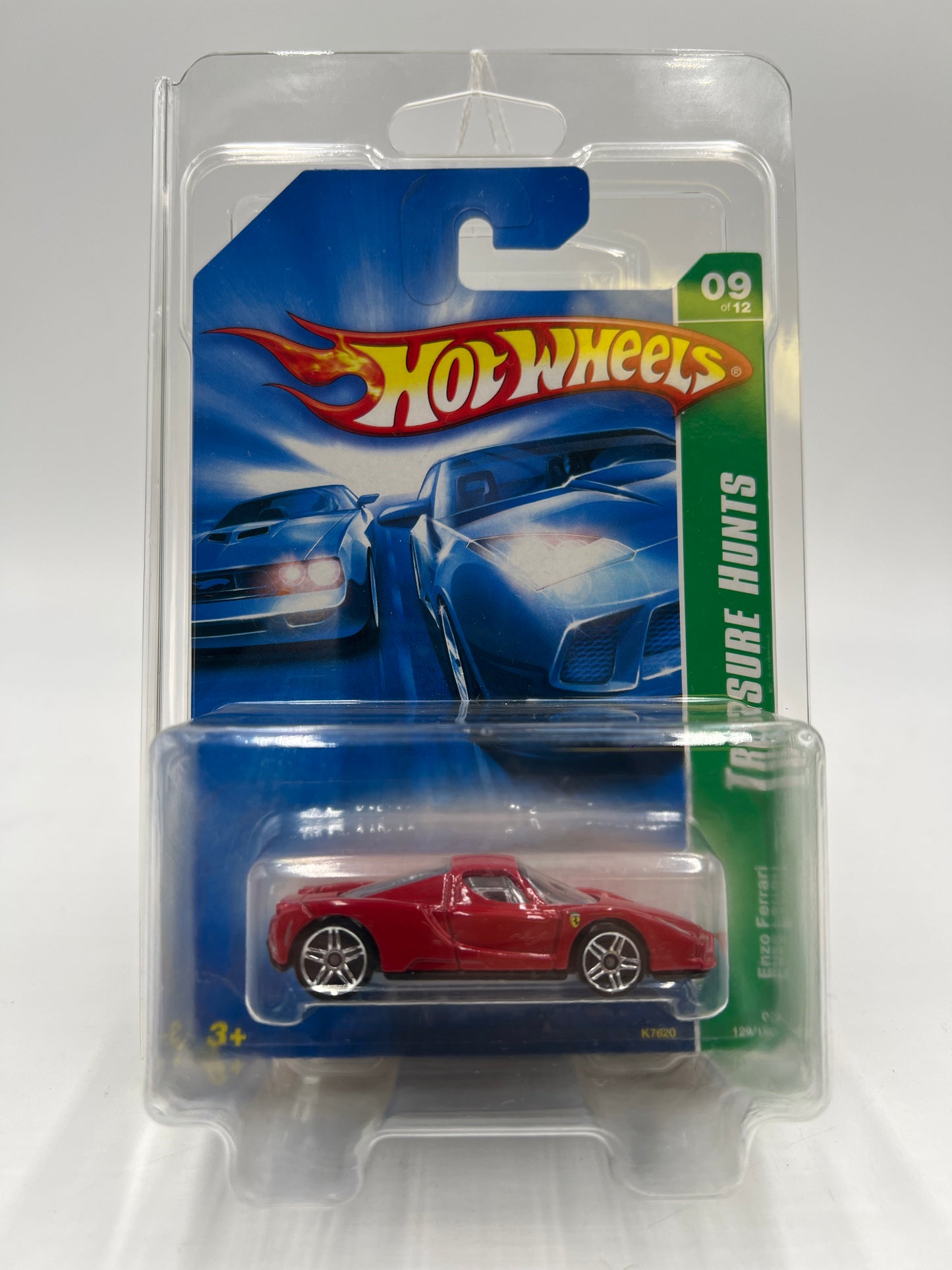 2007 Hot Wheels Treasure Hunts #129 Enzo Ferrari Red Seats W/Protector