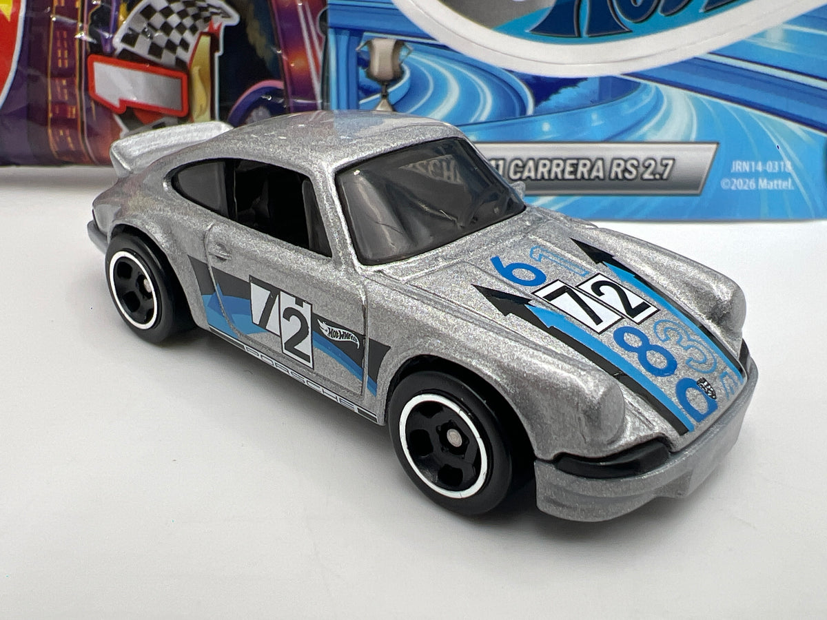 2027 Hot Wheels Mystery Models Series 1 #3 CHASE Porsche 911 Carrera RS 2.7 Silver