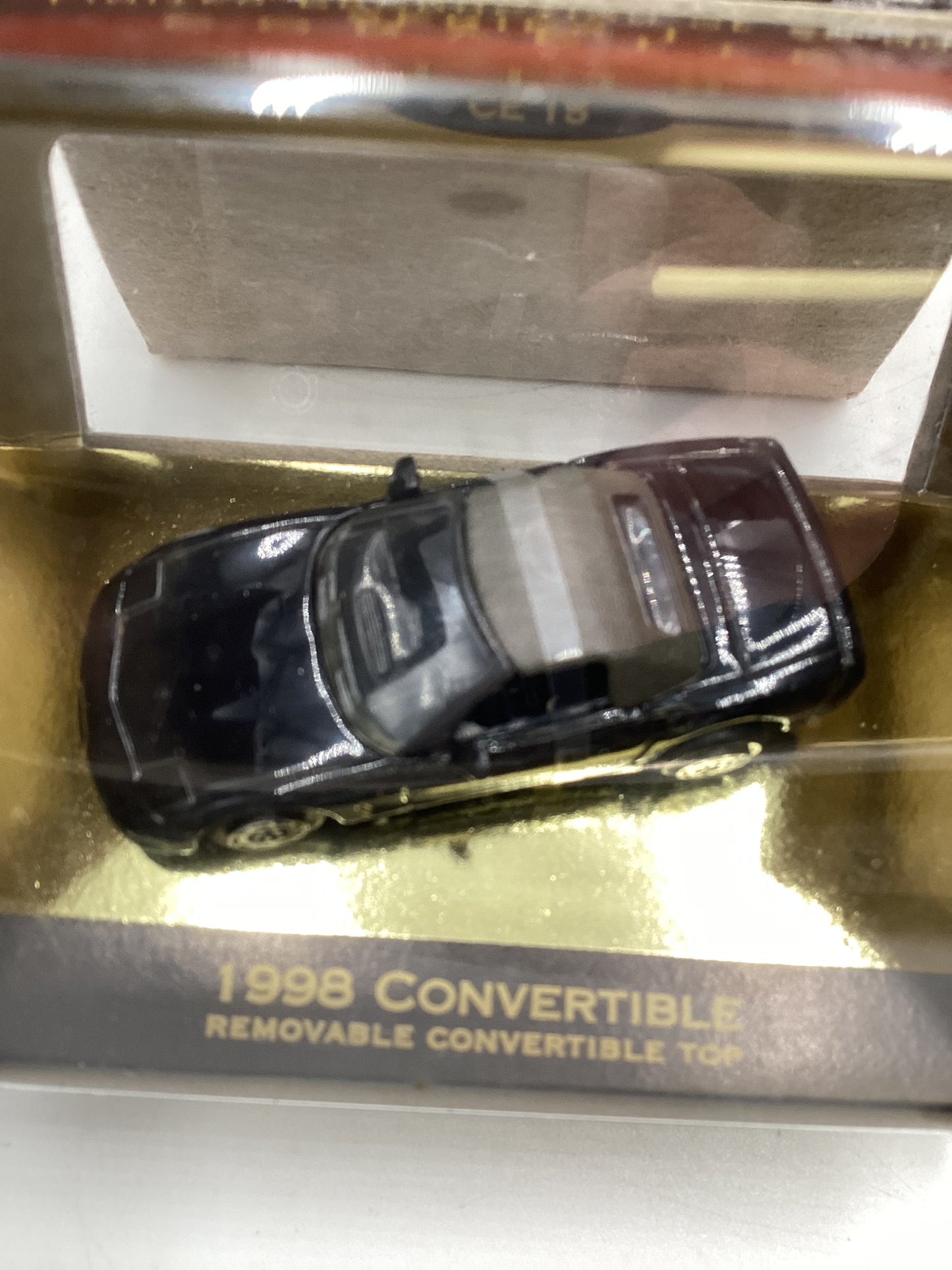 Micro Machines Collectors Edition Corvette Series 1 1998 Convertible Black 1/20000 SR CE 15