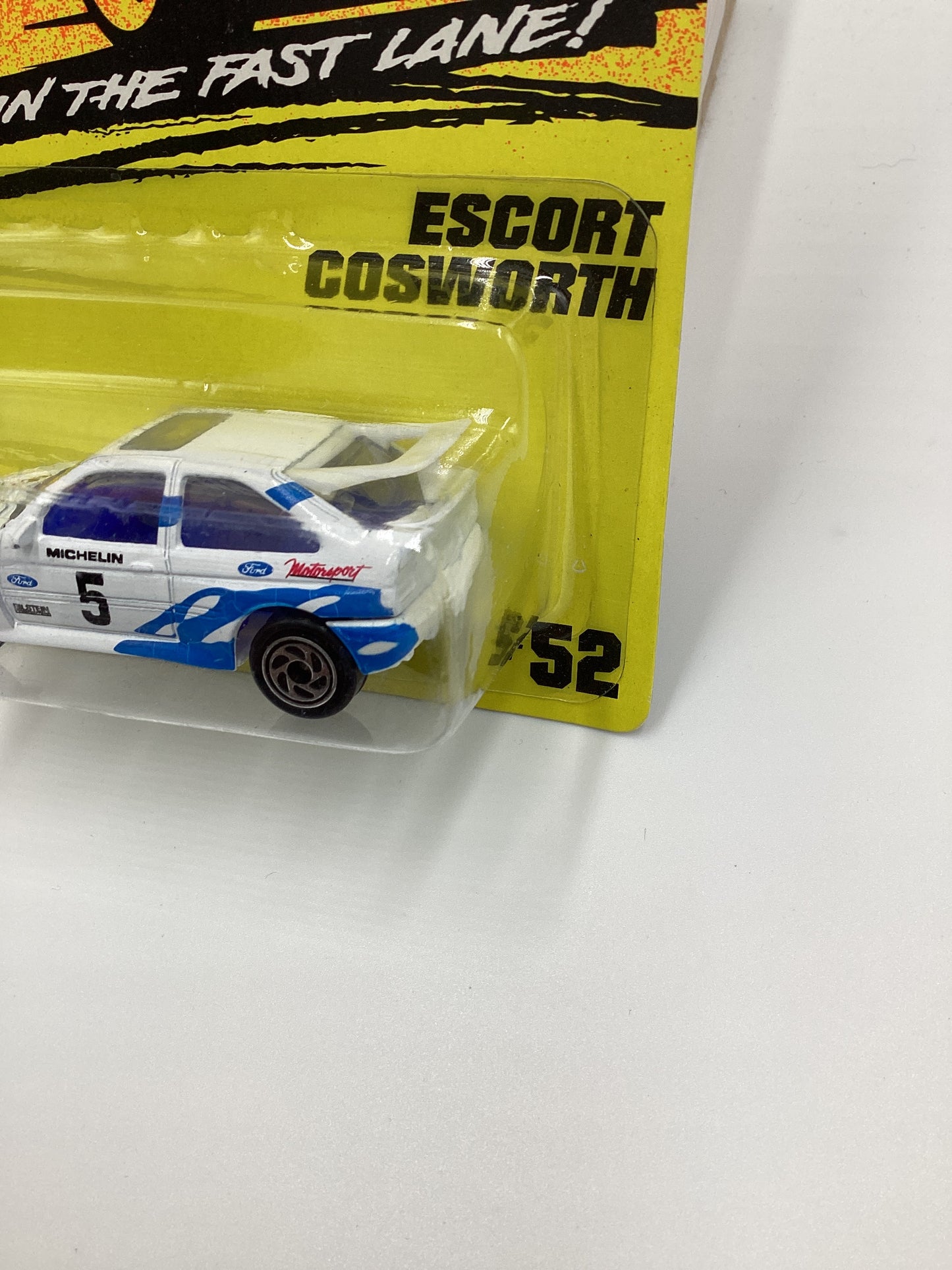 Matchbox Super Fast Get In The Fast Lane #52 Escort Cosworth White 207B