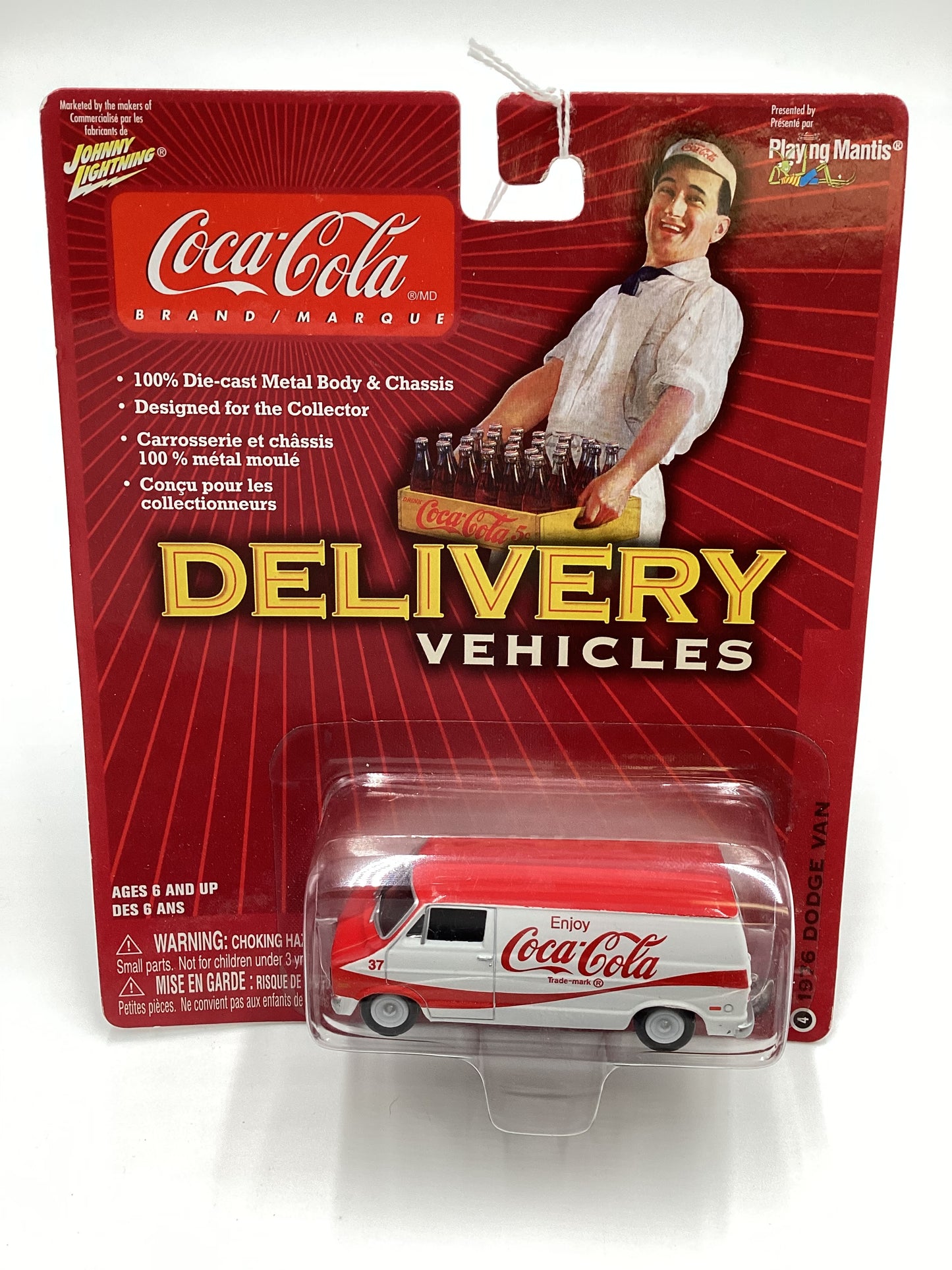 Johnny Lightning Coca Cola Delivery Vehicles 1976 Dodge Van 232C