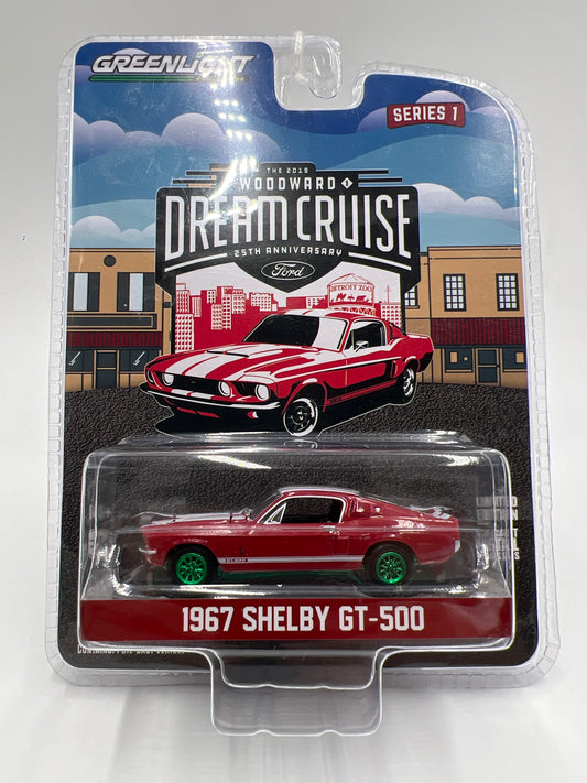 Greenlight Woodward Dream Cruise Series 1 CHASE 1967 Shelby GT-500 Red