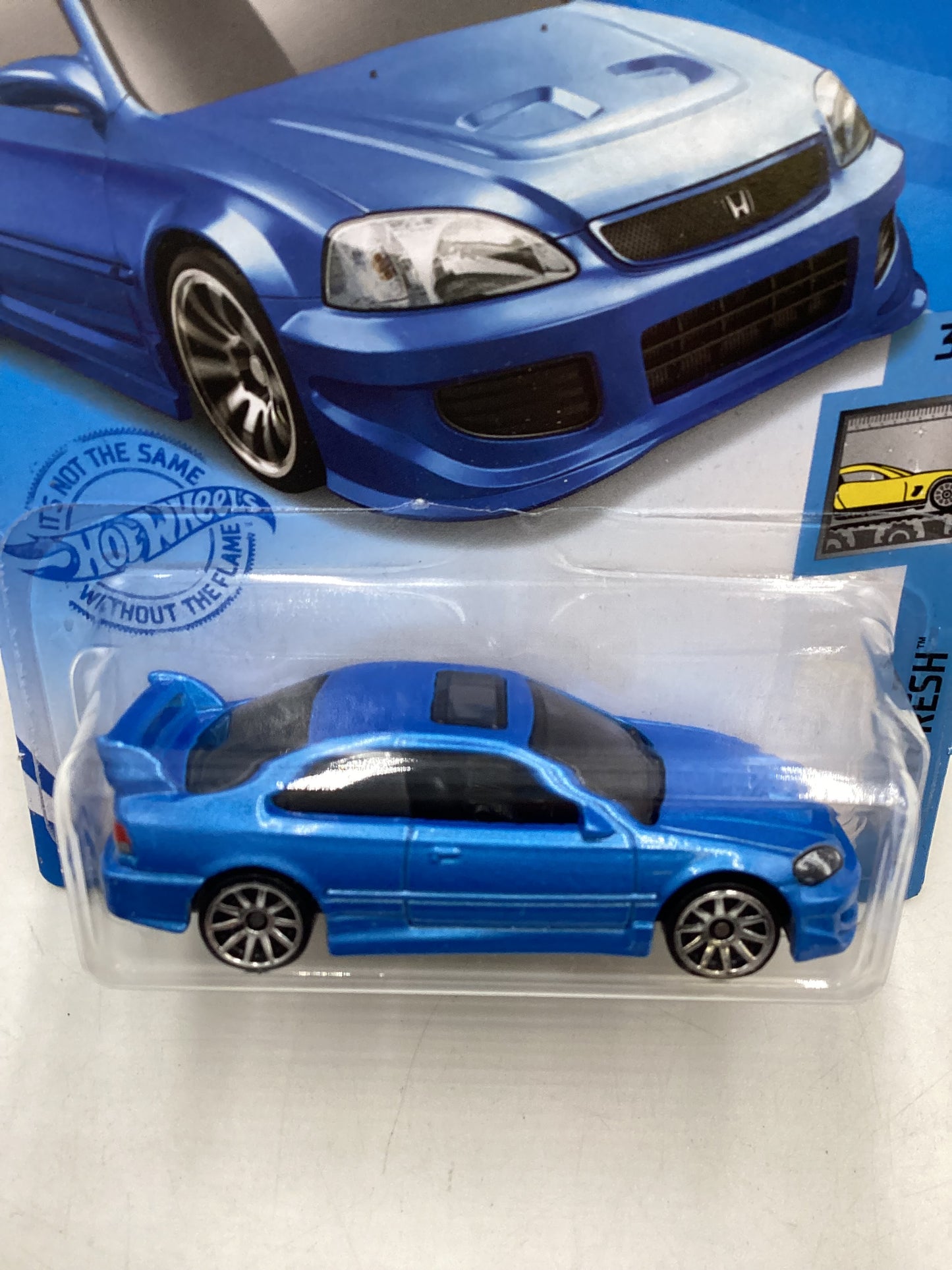 2021 Hot Wheels #63 Honda Civic Si Blue 79B