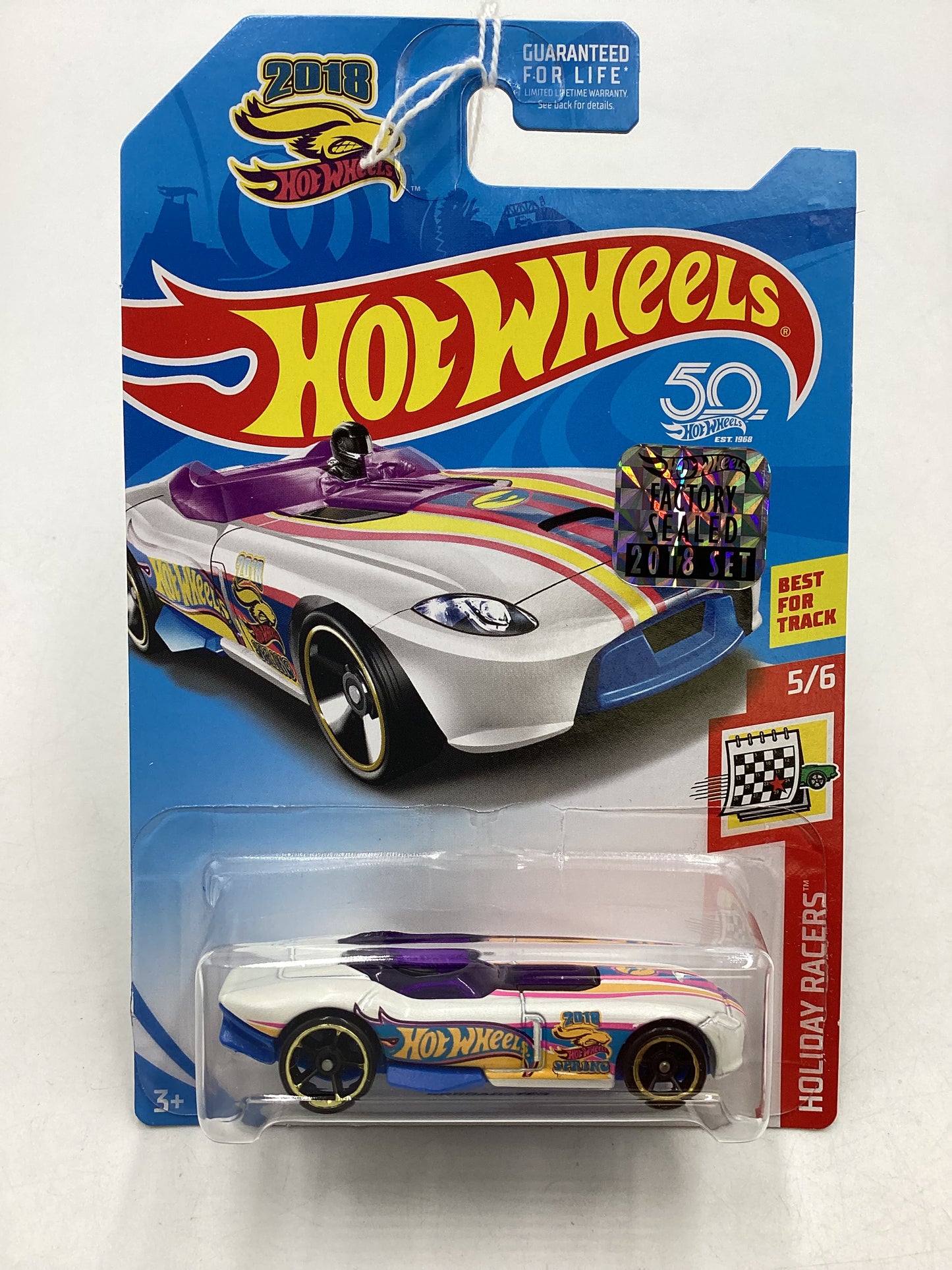 2018 Hot Wheels Treasure Hunt Factory Sealed Rrroadster White 277i