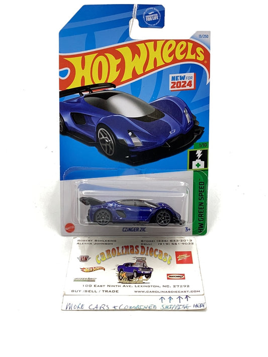 2024 Hot Wheels #13 CZINGER 21C HH3 creased card