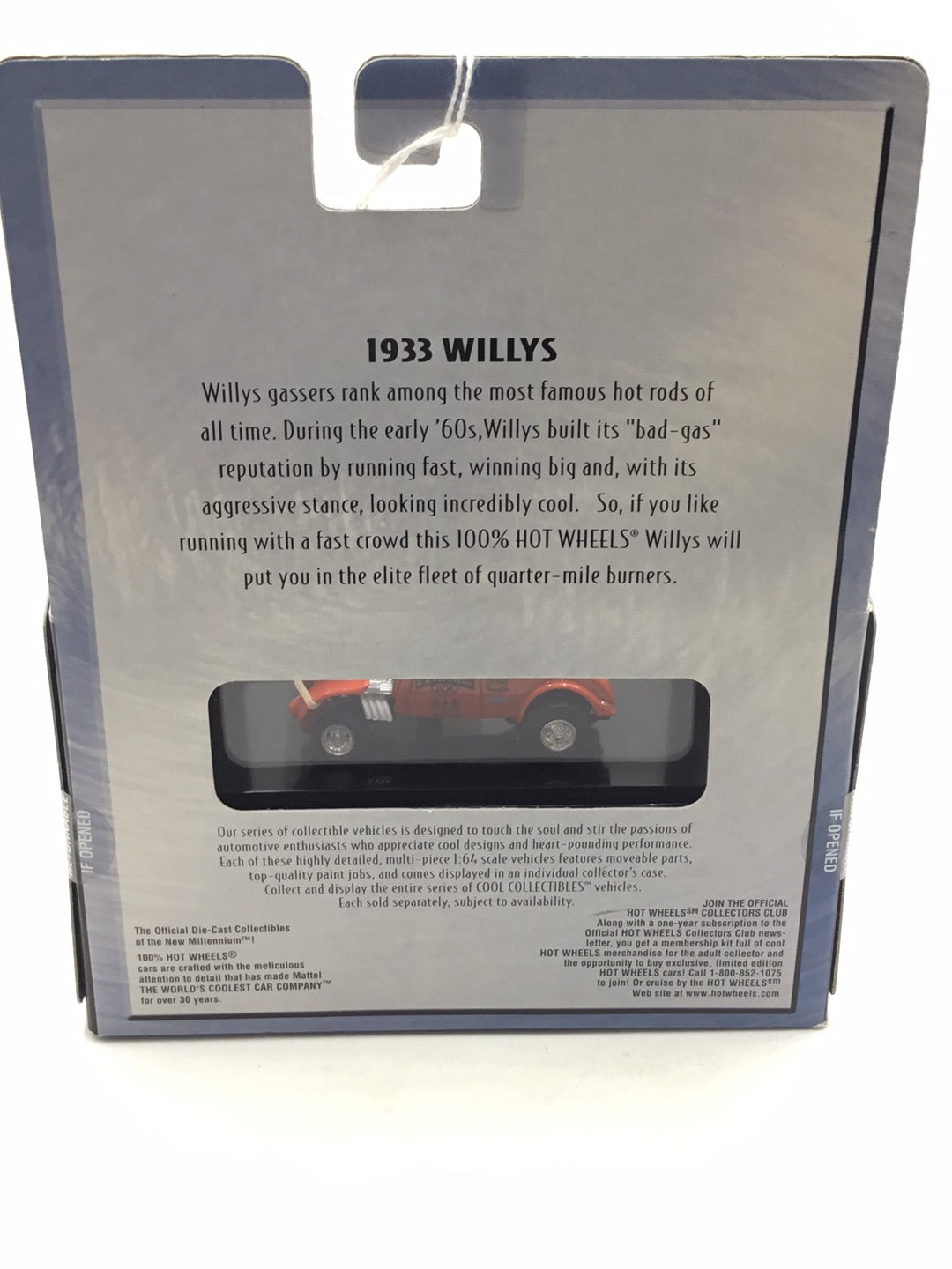 Hot Wheels Black Box 100% 1933 Willys