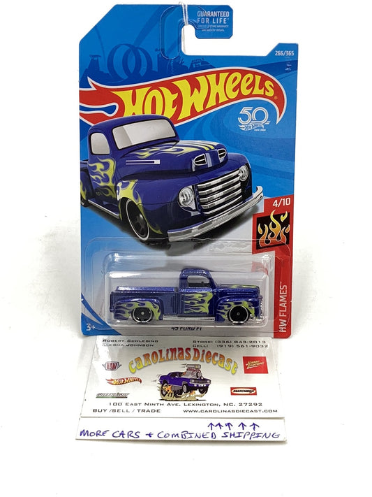 2018 Hot wheels #266 49 Ford F1 35E