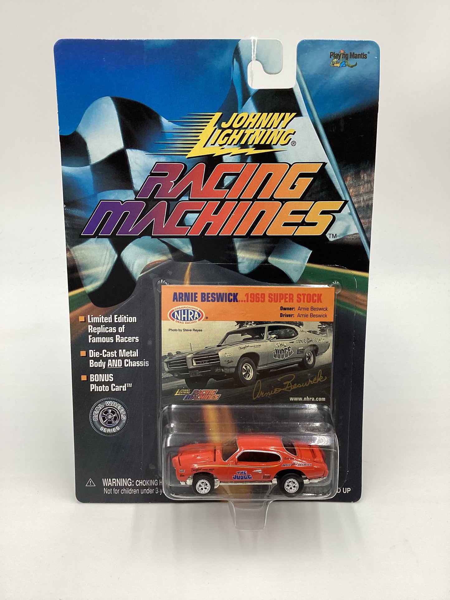 Johnny Lightning Racing Machines Arnie Beswick 1969 Super Stock Orange 222H