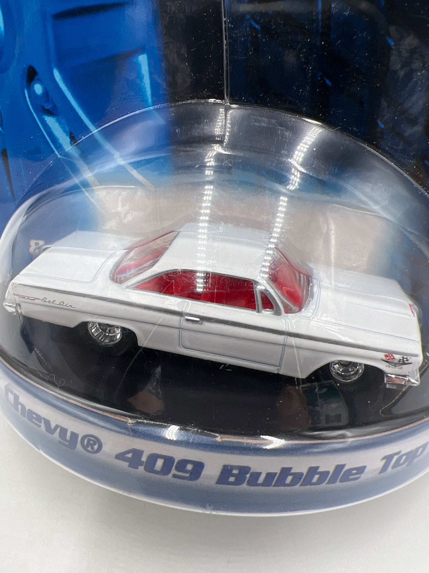 Hot Wheels Premium Real Riders Limited Edition 62 Chevy 409 Bubble Top White 245G