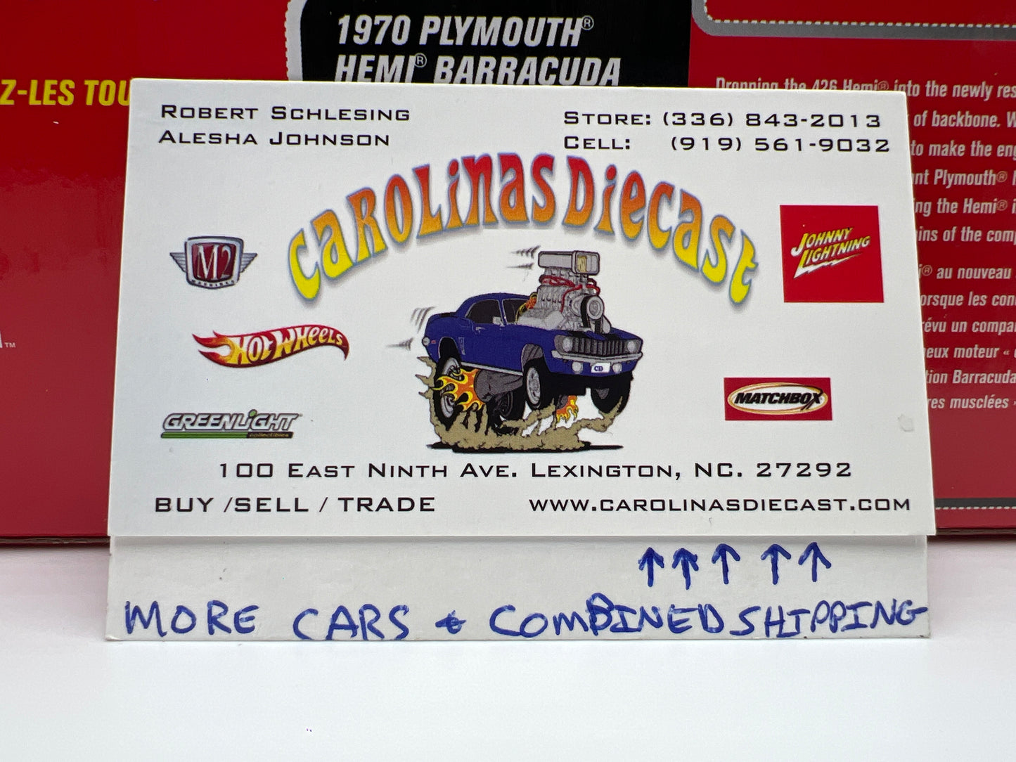 Johnny Lightning 1:24 Scale White Lightning Chase Muscle Cars 1970 Plymouth Hemi Barracuda Pink VHTF